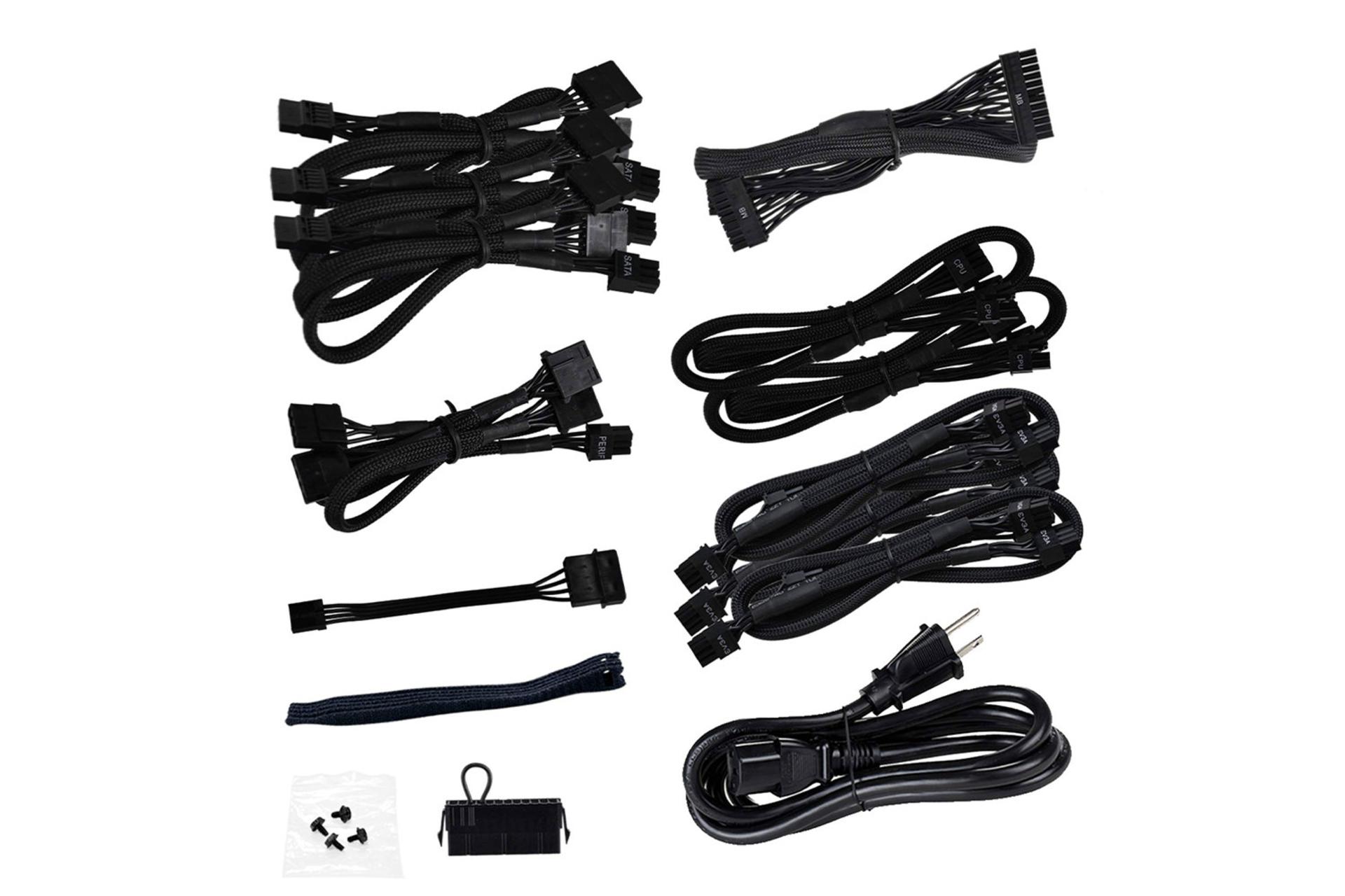 پاور کامپیوتر ای وی جی ای B5 با توان 850 وات کابل