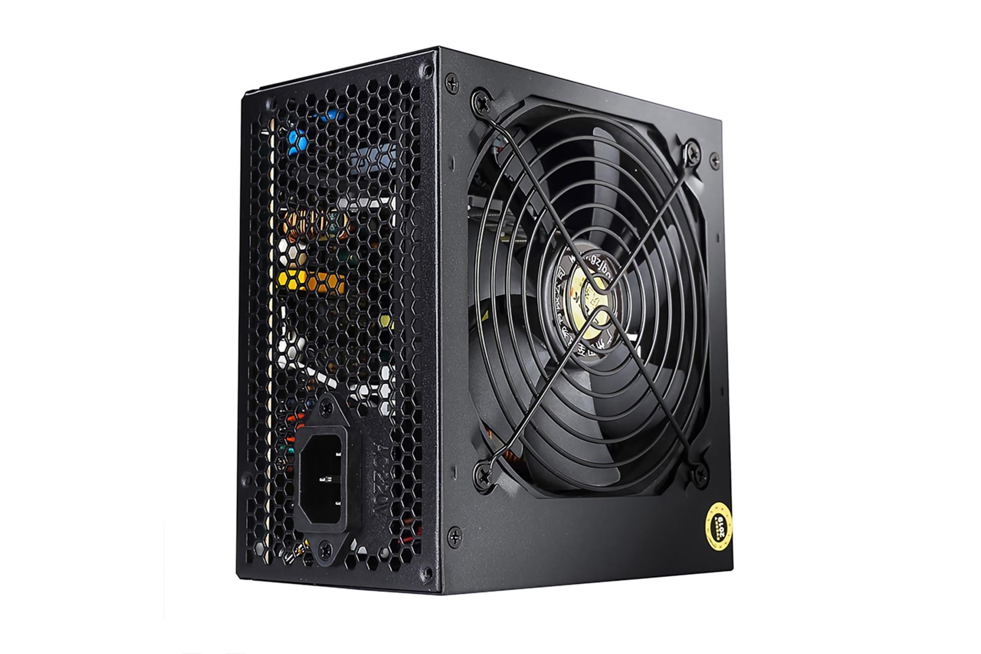 پاور کامپیوتر ایواسکای Gaming با توان 600 وات نمای ایستاده و فن