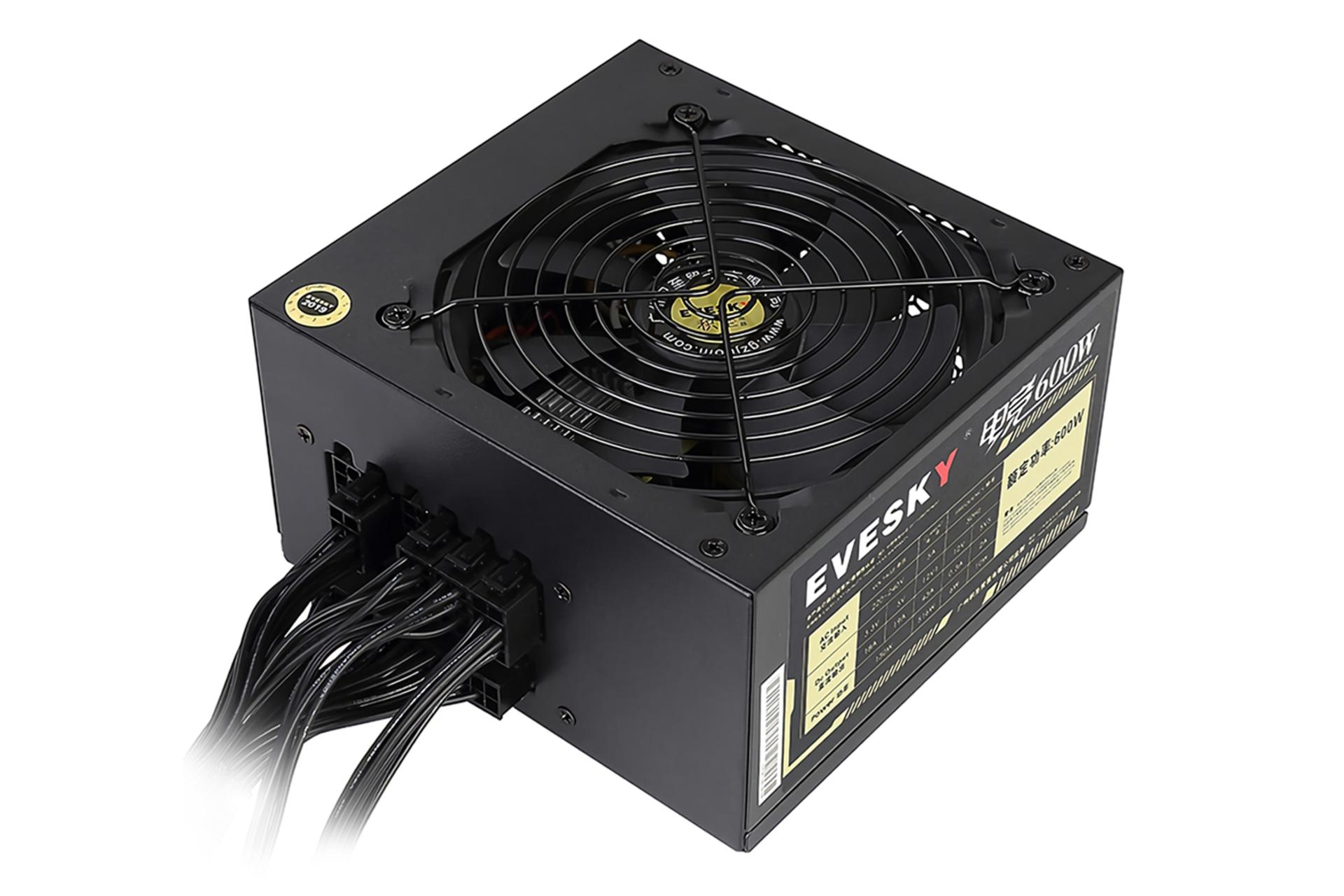 پاور کامپیوتر ایواسکای Gaming با توان 600 وات