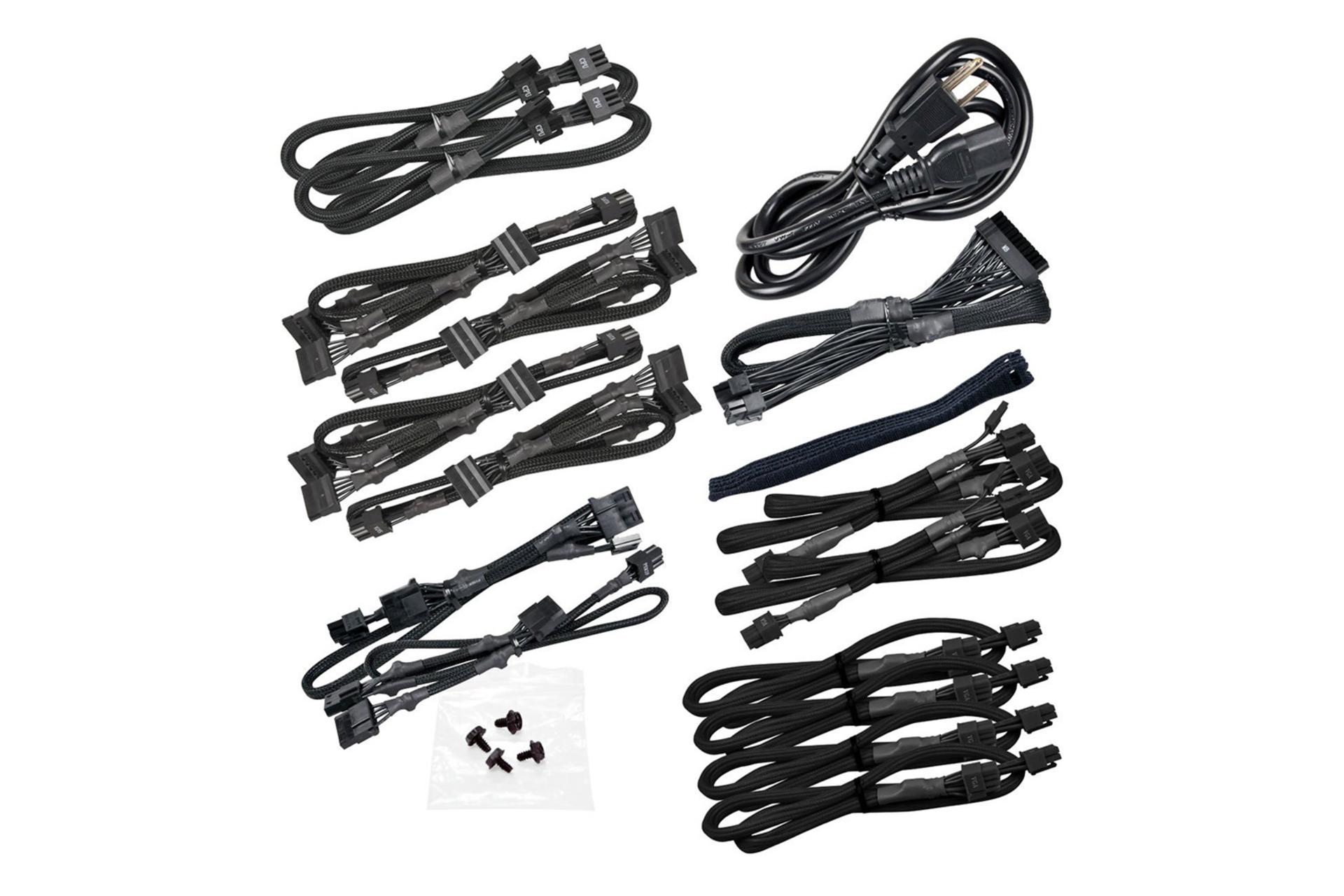 پاور کامپیوتر ای وی جی ای SuperNOVA 1300 G2 با توان 1300 وات کابل