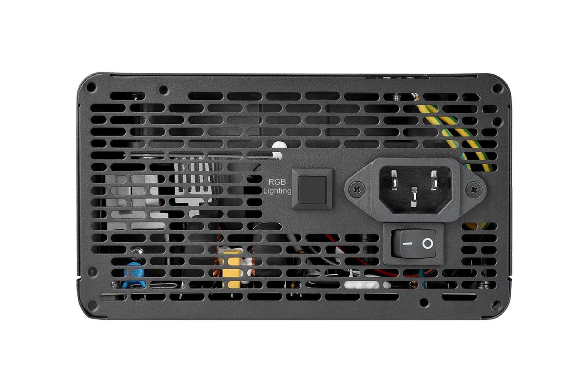 پشت پاور کامپیوتر ترمالتیک Thermaltake Smart RGB 600W با توان 600 وات