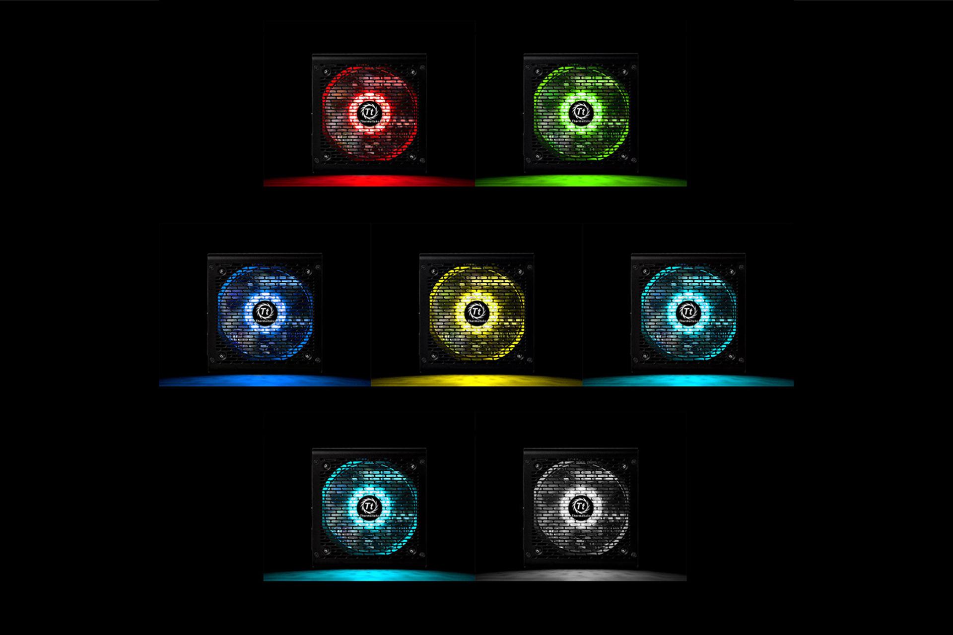 نورپردازی پاور کامپیوتر ترمالتیک Thermaltake Smart RGB 600W با توان 600 وات
