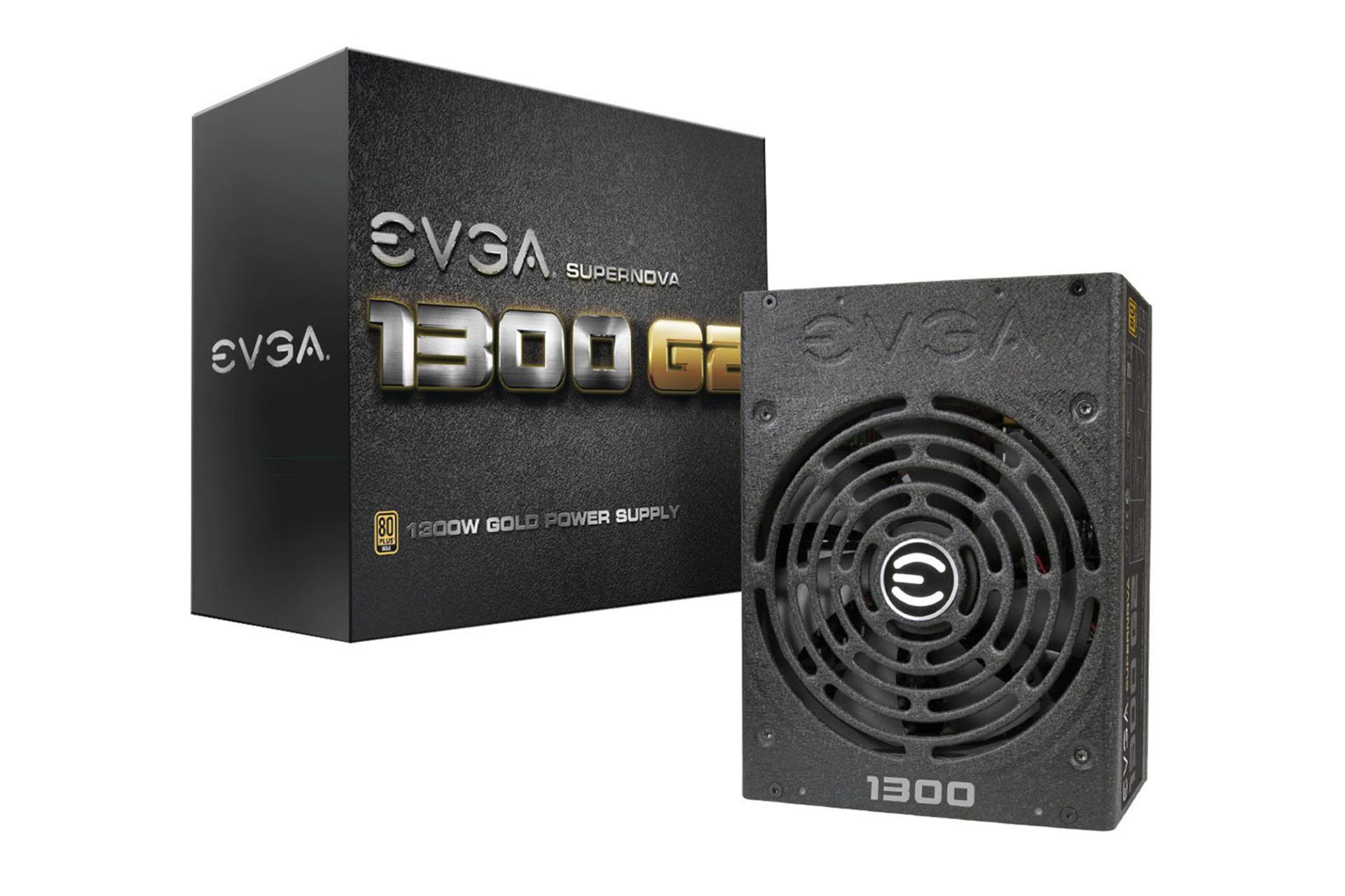پاور کامپیوتر ای وی جی ای SuperNOVA 1300 G2 با توان 1300 وات بسته بندی