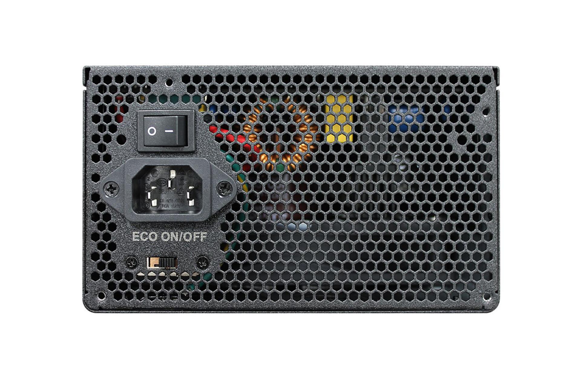 پاور کامپیوتر ای وی جی ای SuperNOVA 1300 G2 با توان 1300 وات نمای کلید پاور