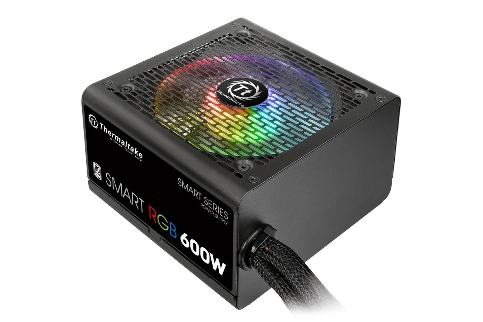 پاور کامپیوتر ترمالتیک Thermaltake Smart RGB 600W با توان 600 وات