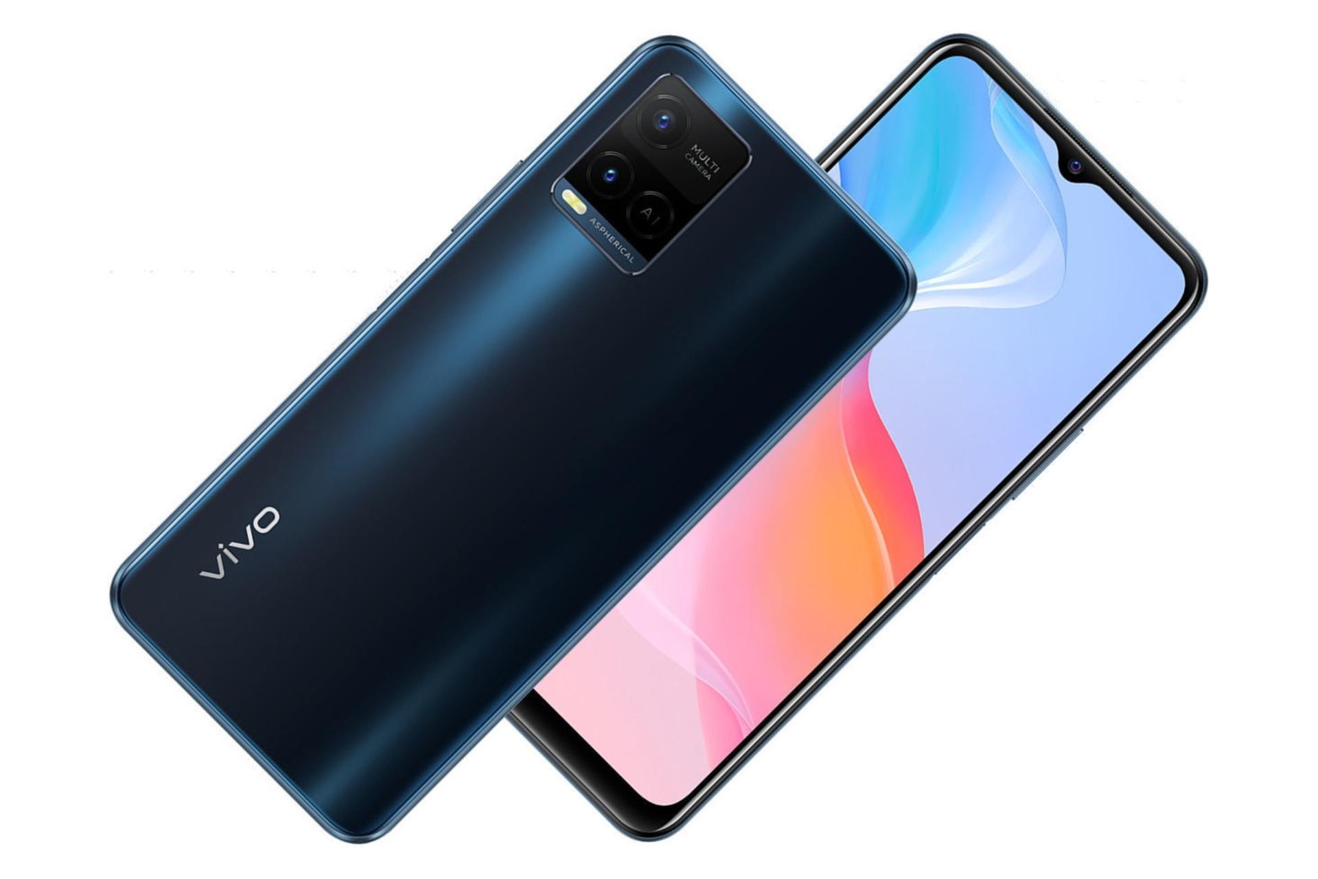پنل جلو و پشت گوشی موبایل ویوو vivo Y21a آبی