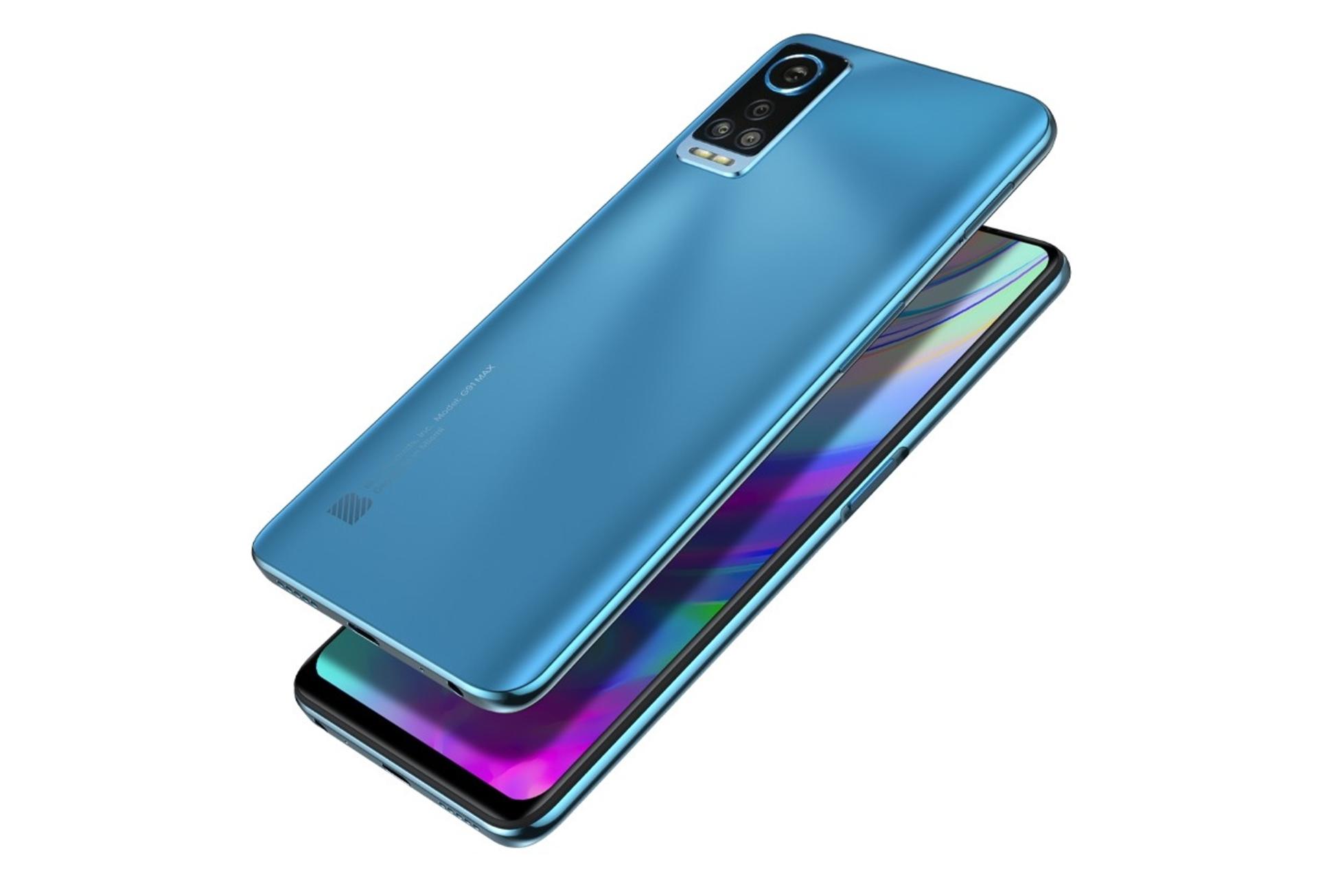 نمای جانبی گوشی موبایل G91 مکس بلو / BLU G91 Max آبی