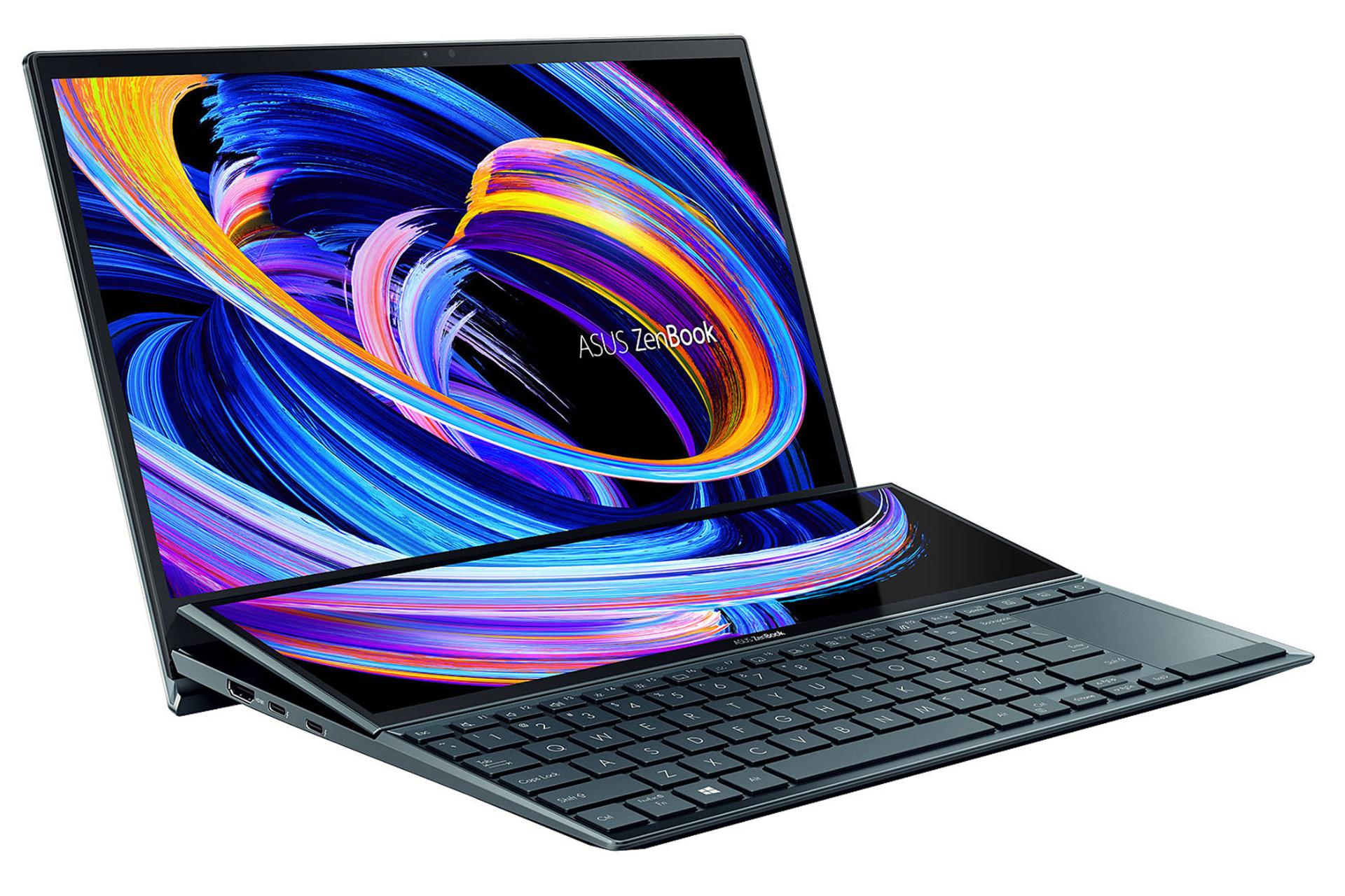 نمای چپ لپ تاپ ZenBook Duo UX482EA ایسوس