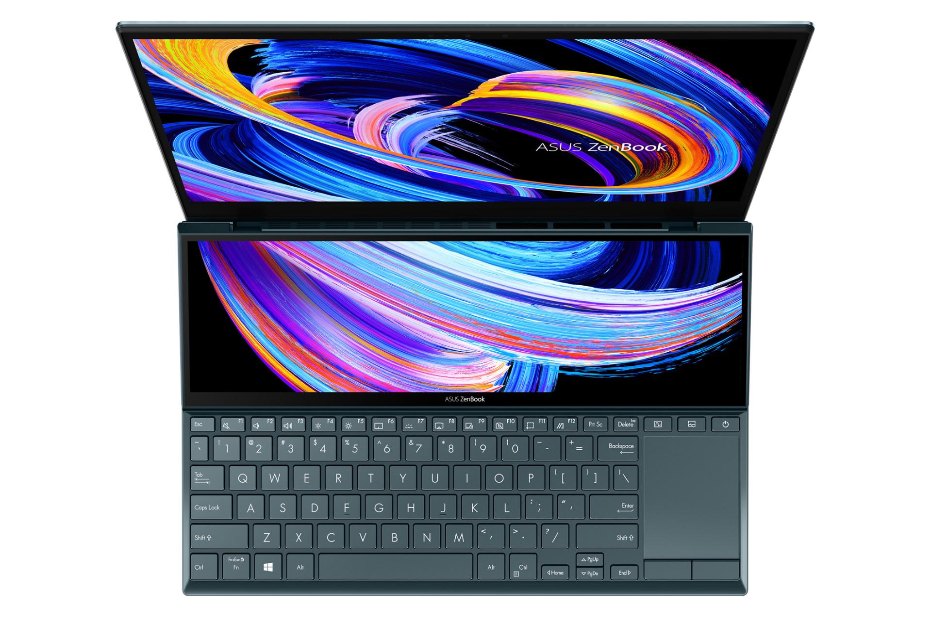 نمای بالا لپ تاپ ZenBook Duo UX482EA ایسوس
