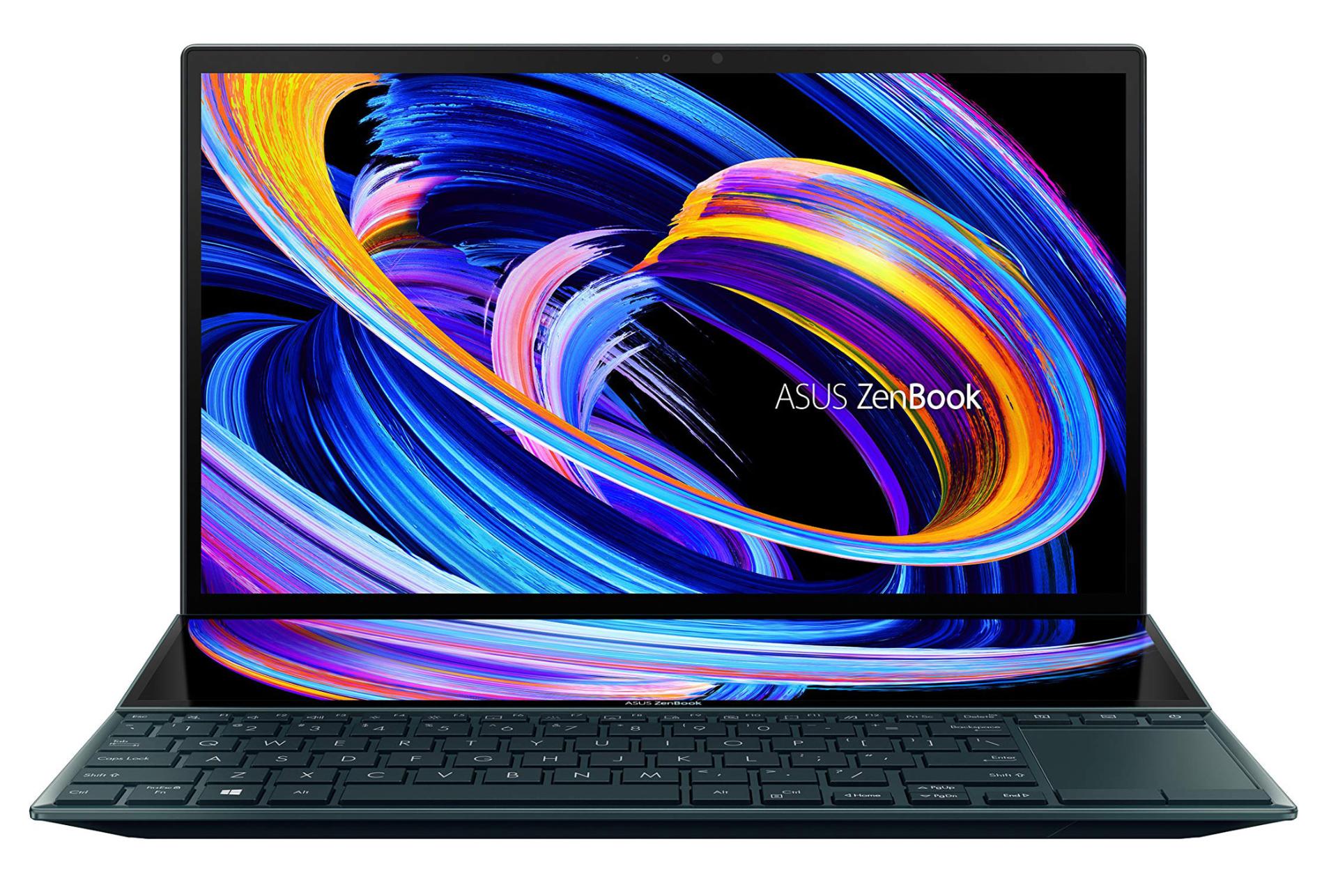 نمای روبرو لپ تاپ ZenBook Duo UX482EA ایسوس