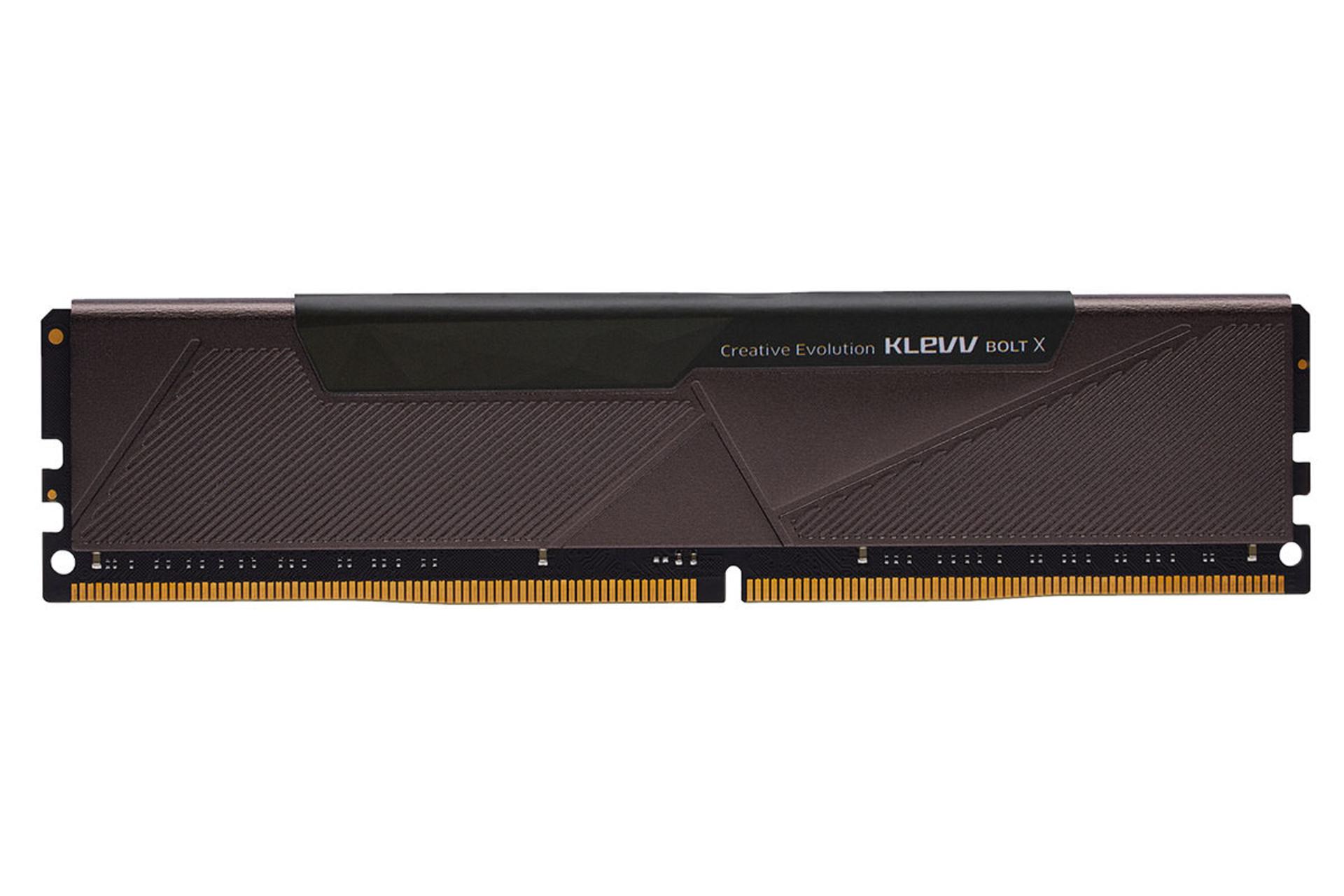klevv Bolt X ظرفیت 8 گیگابایت از نوع DDR4-3200 نمای روبرو