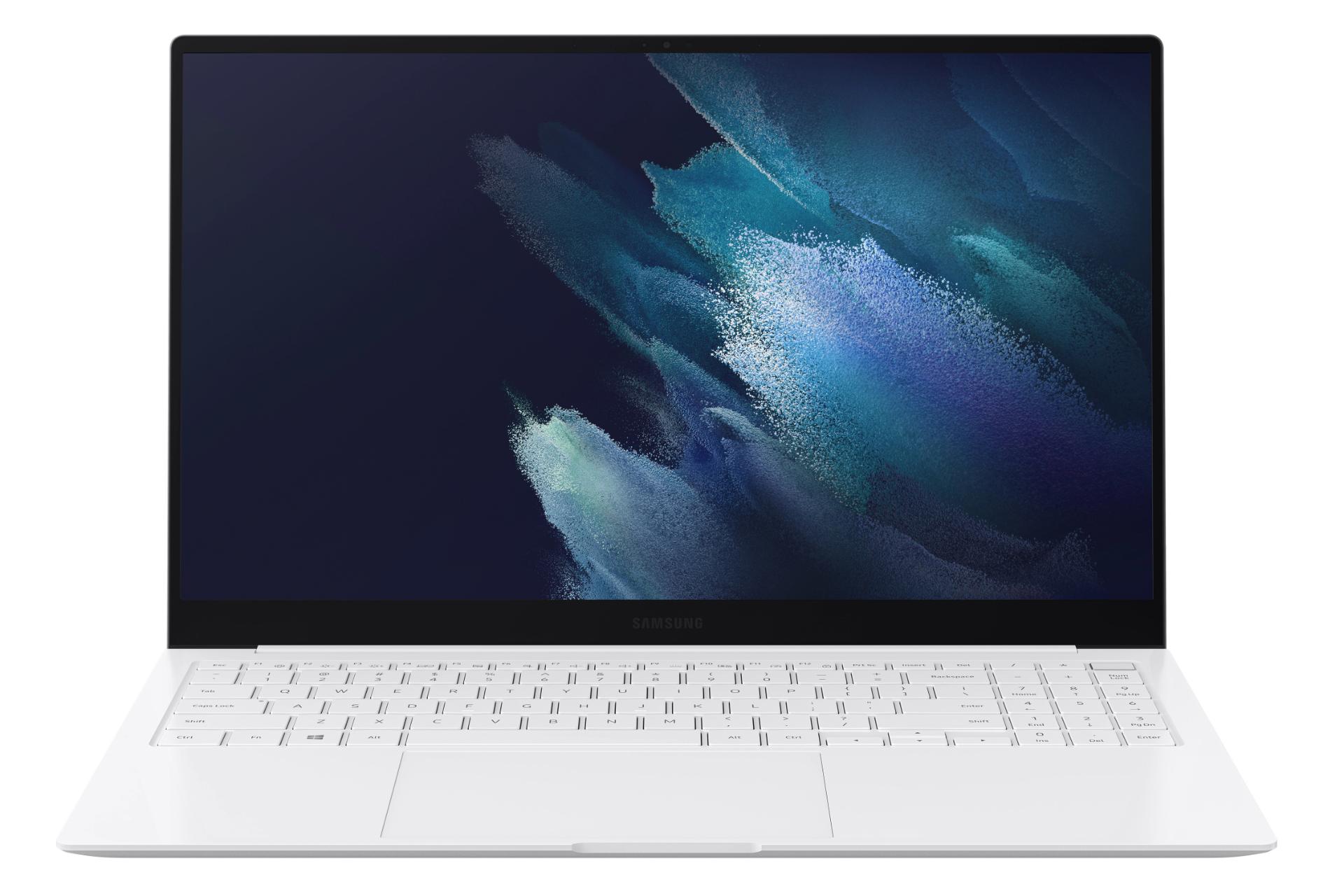 نمای روبرو لپ تاپ  گلکسی بوک پرو 15 اینچ سامسونگ 