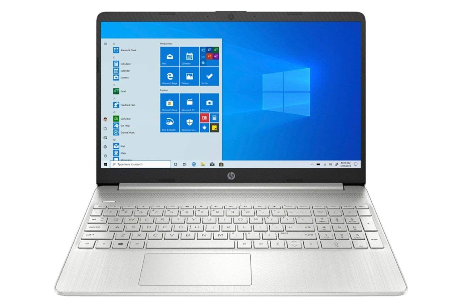 نمای جلو لپ تاپ اچ پی 15-EF1013DX