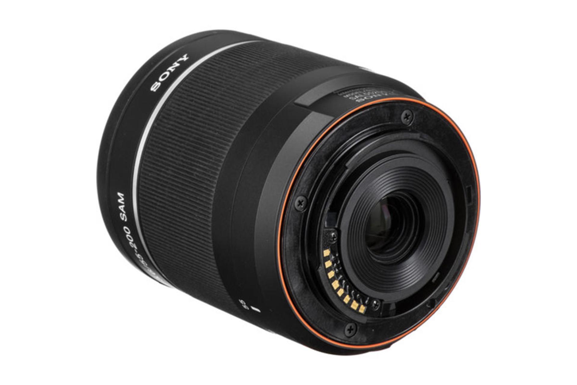 لنز سونی DT 55-200mm F4-5.6 SAM نمای شیشه لنز