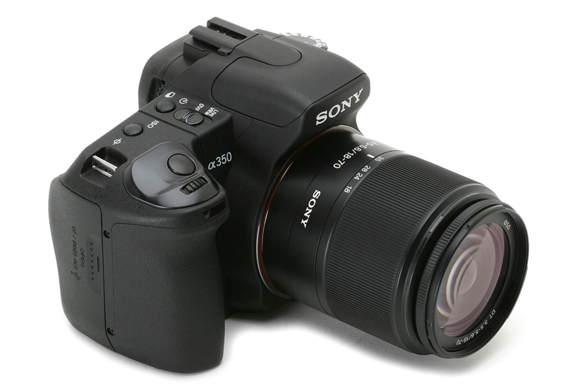 لنز سونی Sony DT 18-70mm F3.5-5.6 نمای جانبی