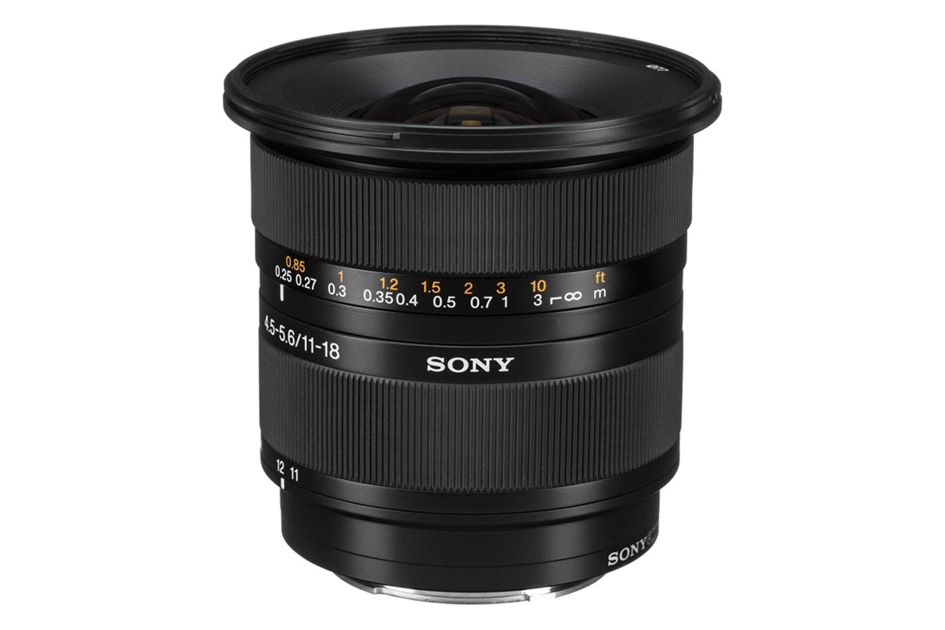مرجع متخصصين ايران لنز سوني DT 11-18mm F4.5-5.6 نماي اصلي