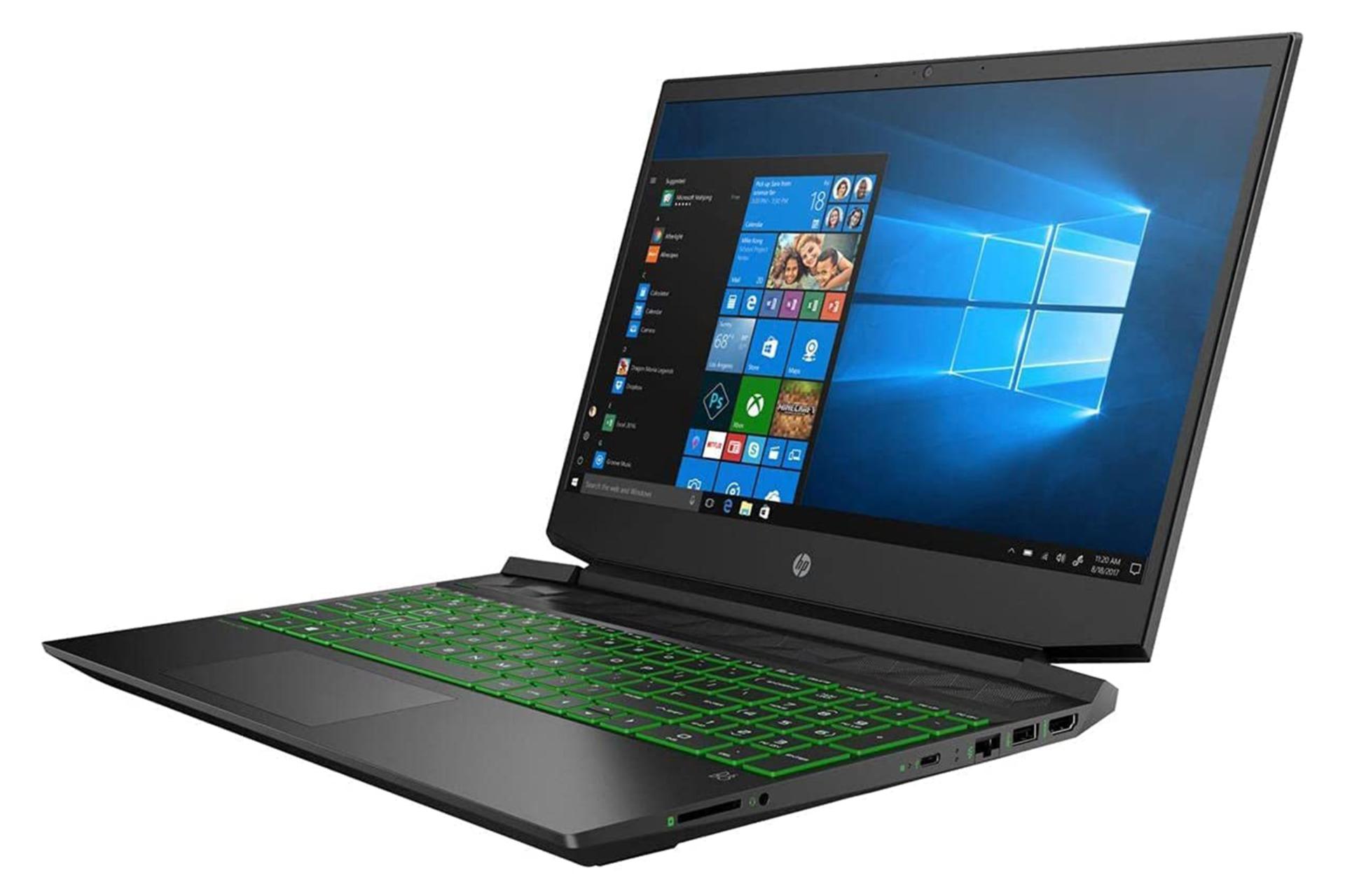 نمای نیمرخ لپ تاپ اچ پی پاویلیون 15-ec1046nr