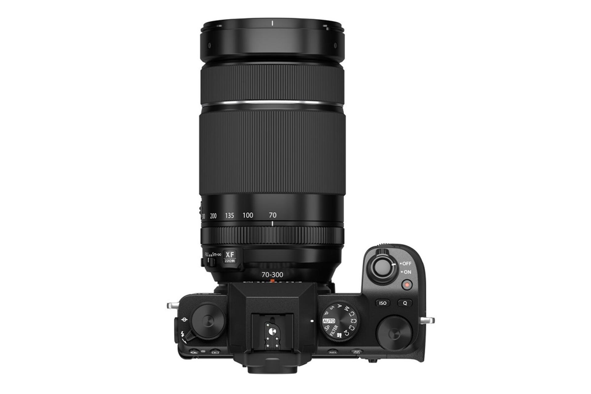 لنز فوجی فیلم XF 70-300 F4-5.6 R LM OIS WR نمای بالا