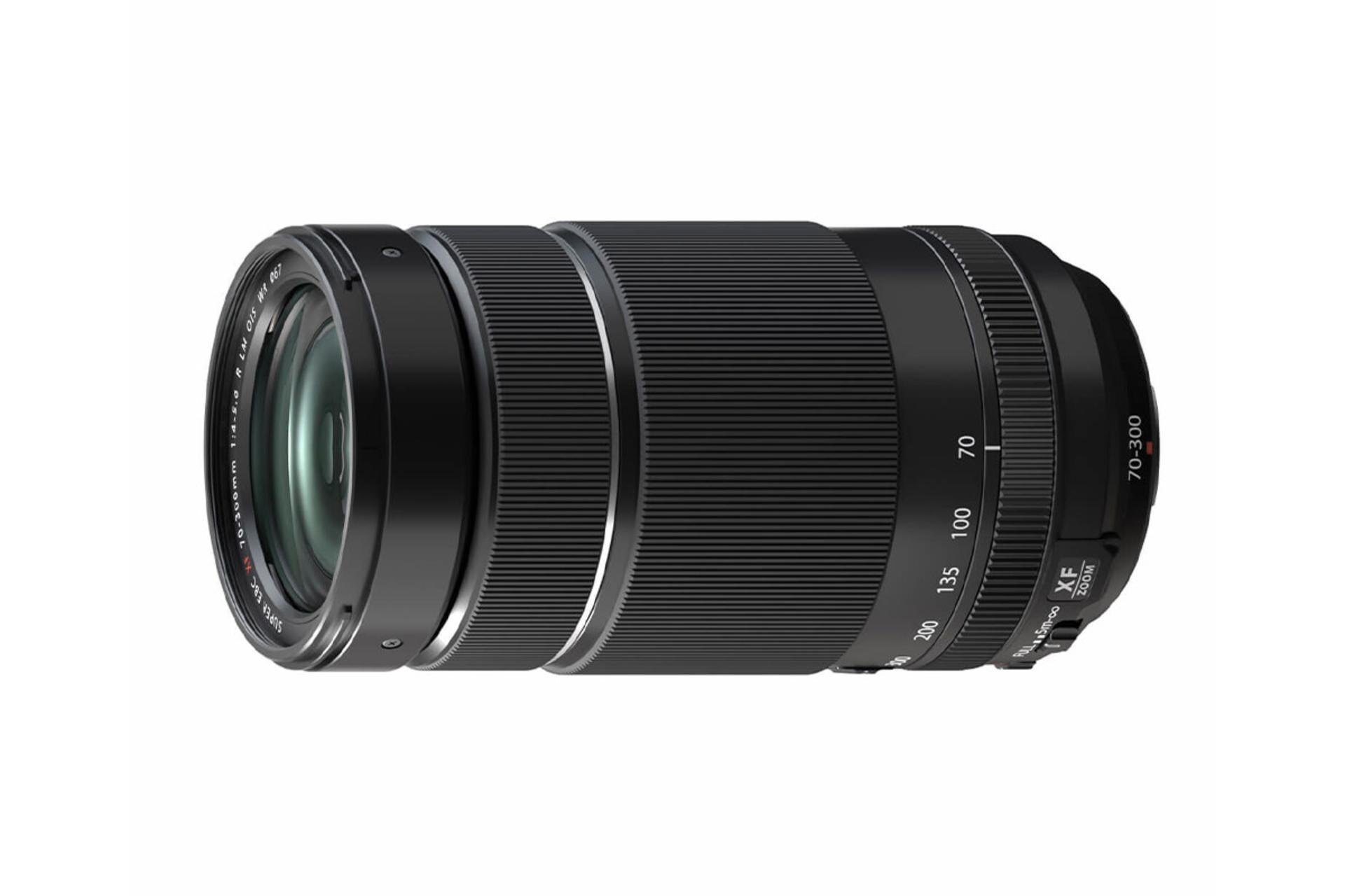 لنز فوجی فیلم XF 70-300 F4-5.6 R LM OIS WR نمای شیشه لنز