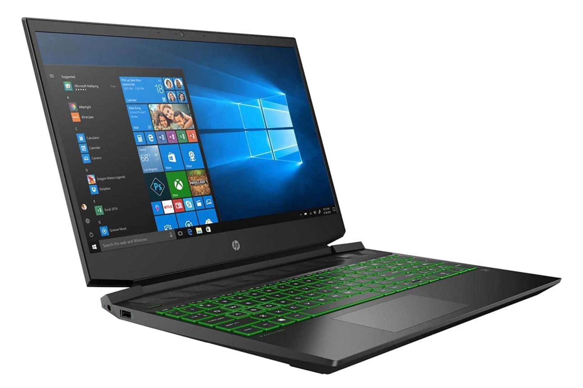 نمای نیمرخ چپ لپ تاپ اچ پی پاویلیون 15-ec1046nr