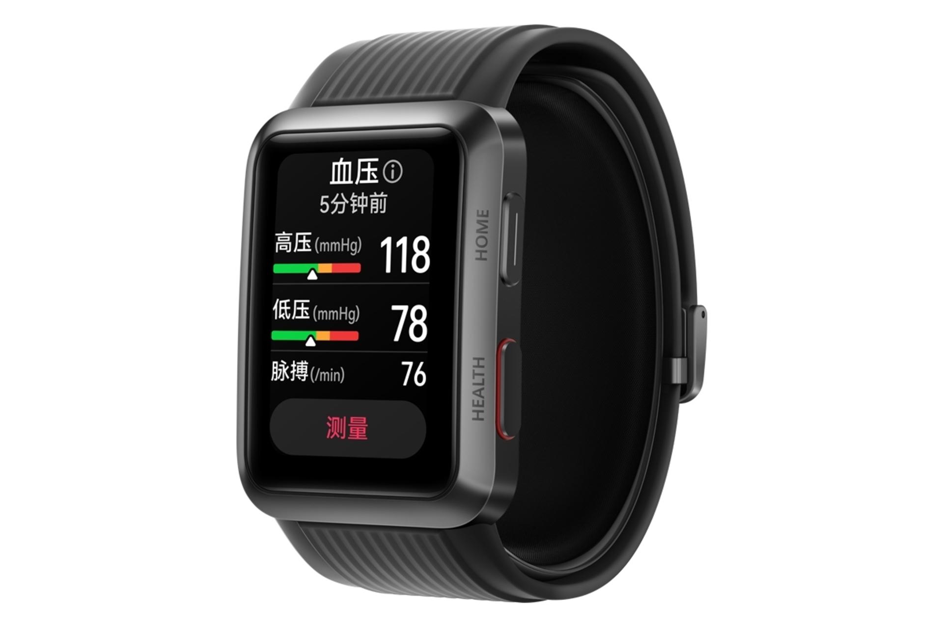 نمای راست هواوی واچ دی / Huawei Watch D مشکی