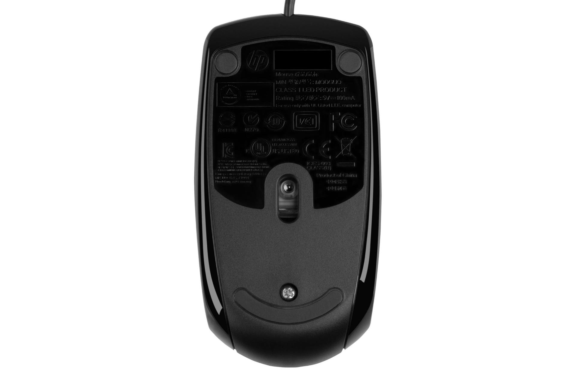 نمای پشت ماوس اچ پی X500