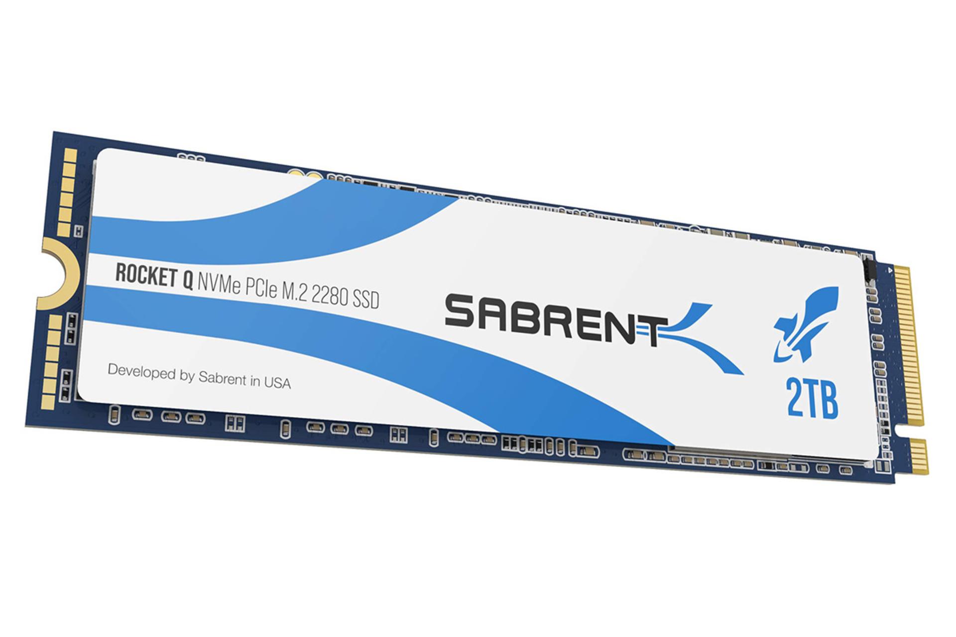 نمای جانبی SSD سابرنت Rocket Q NVMe M.2 ظرفیت 2 ترابایت