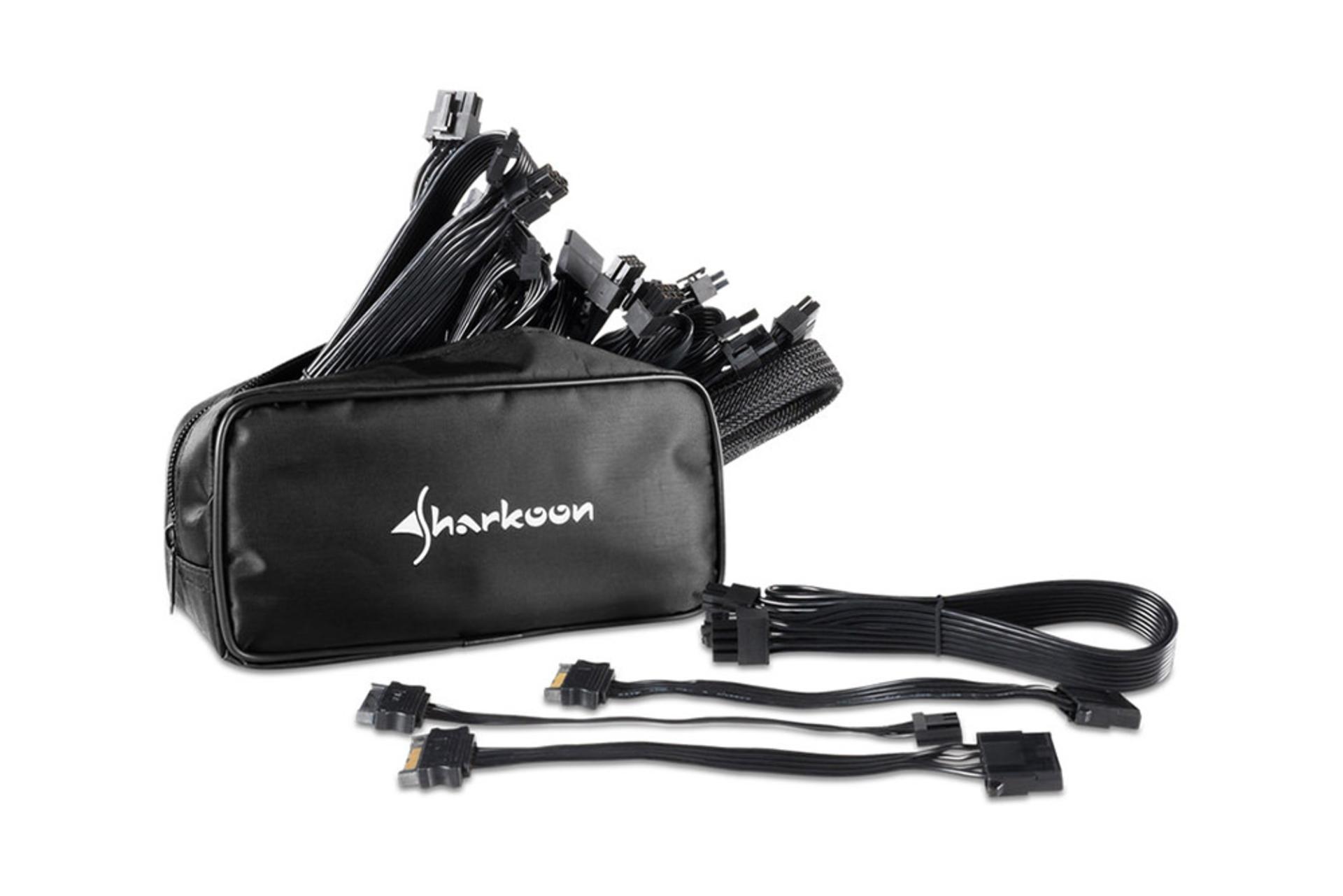 پاور کامپیوتر شارکن SilentStorm Cool Zero با توان 850 وات کابل