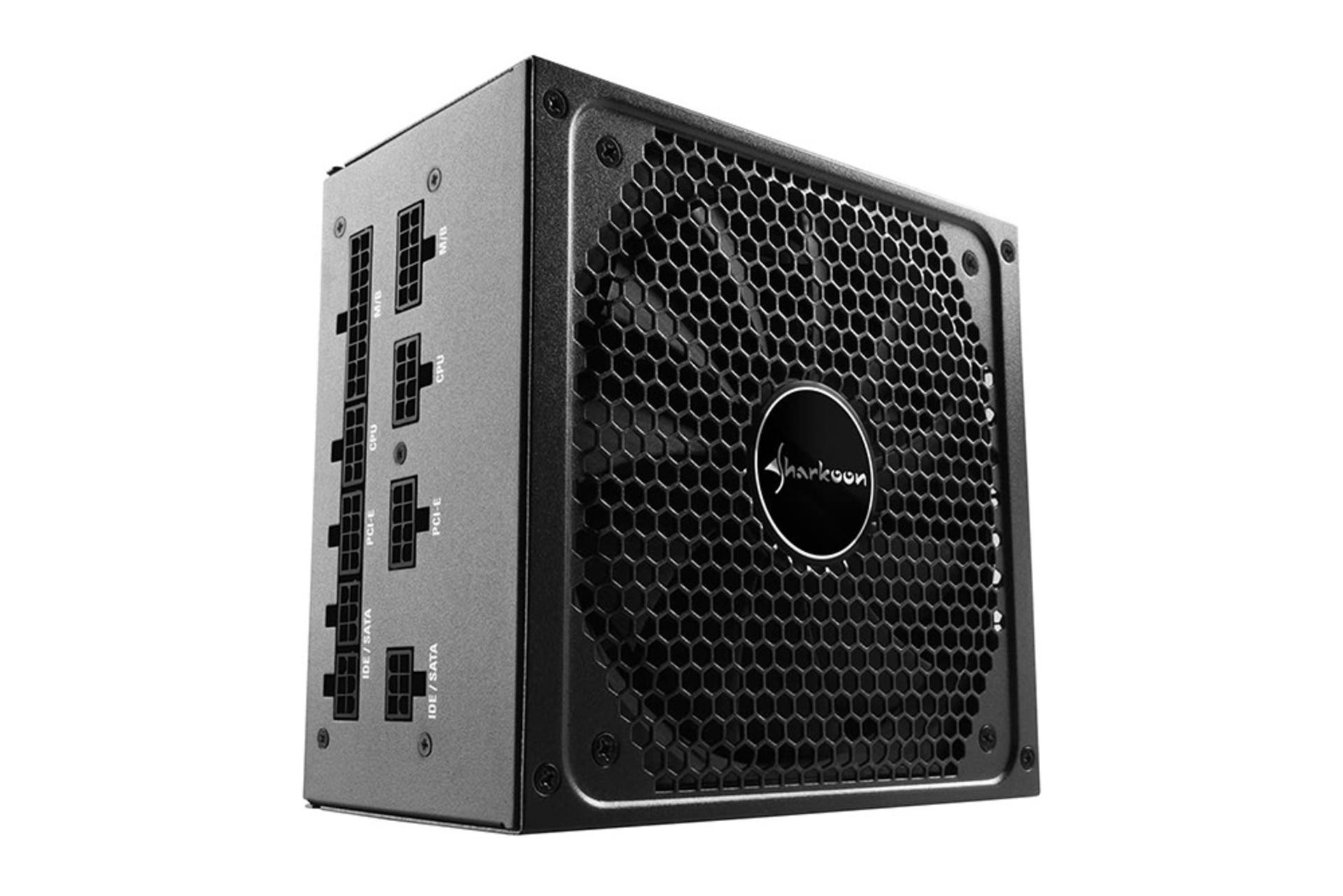 پاور کامپیوتر شارکن SilentStorm Cool Zero با توان 850 وات نمای ایستاده