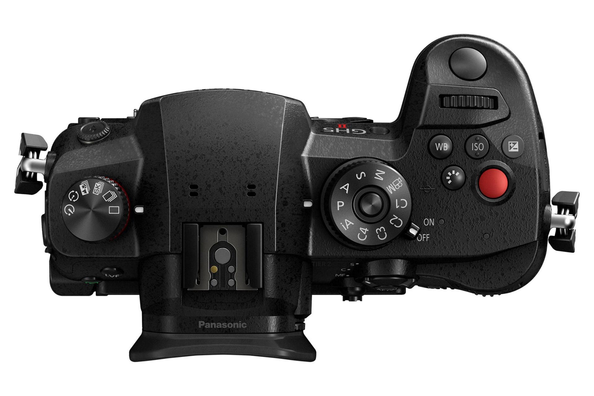 نمای بالا دوربین عکاسی پاناسونیک لومیکس Panasonic Lumix DC-GH5 II