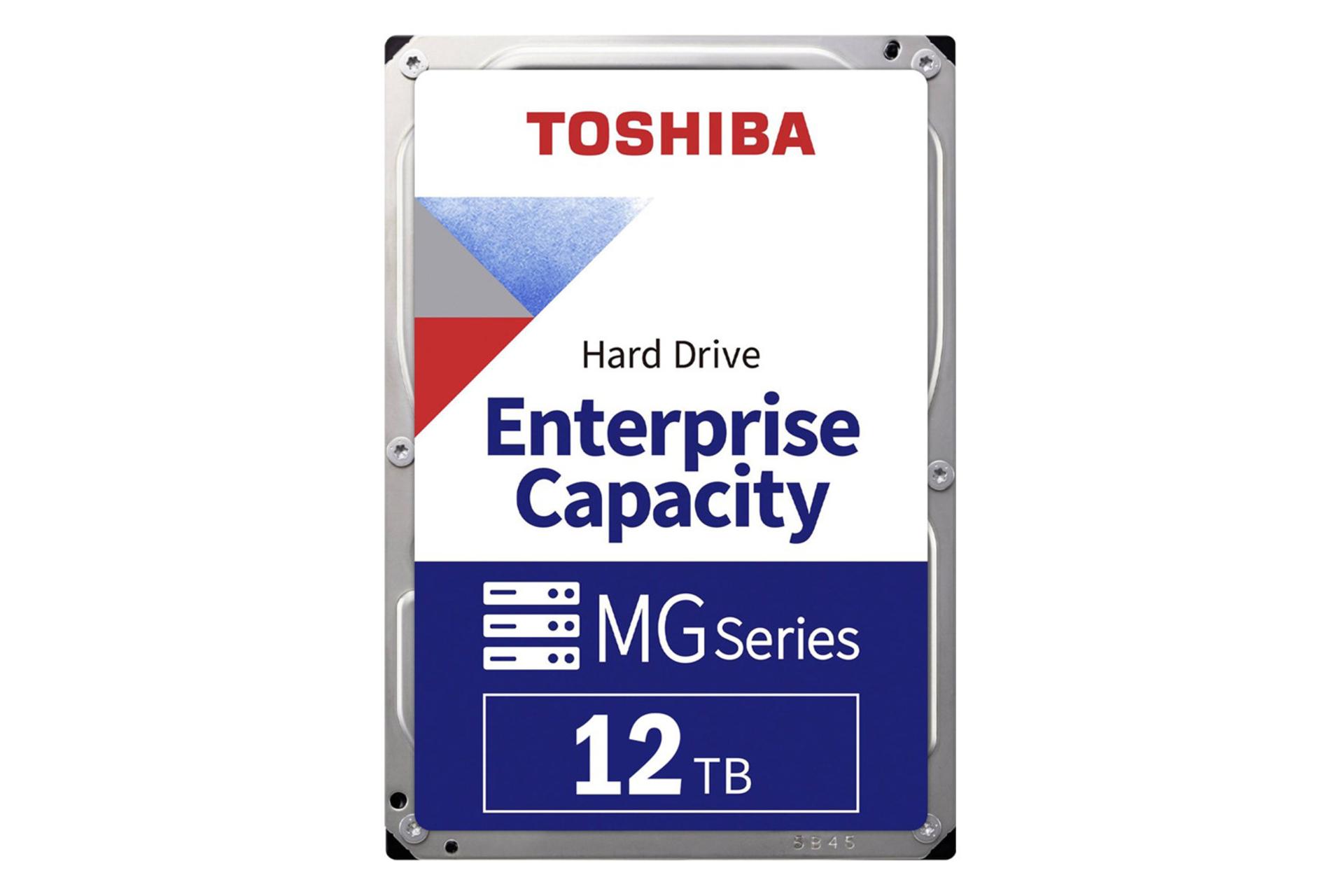 نمای روبرو هارد دیسک توشیبا MG07ACA Enterprise Capacity ظرفیت 12 ترابایت