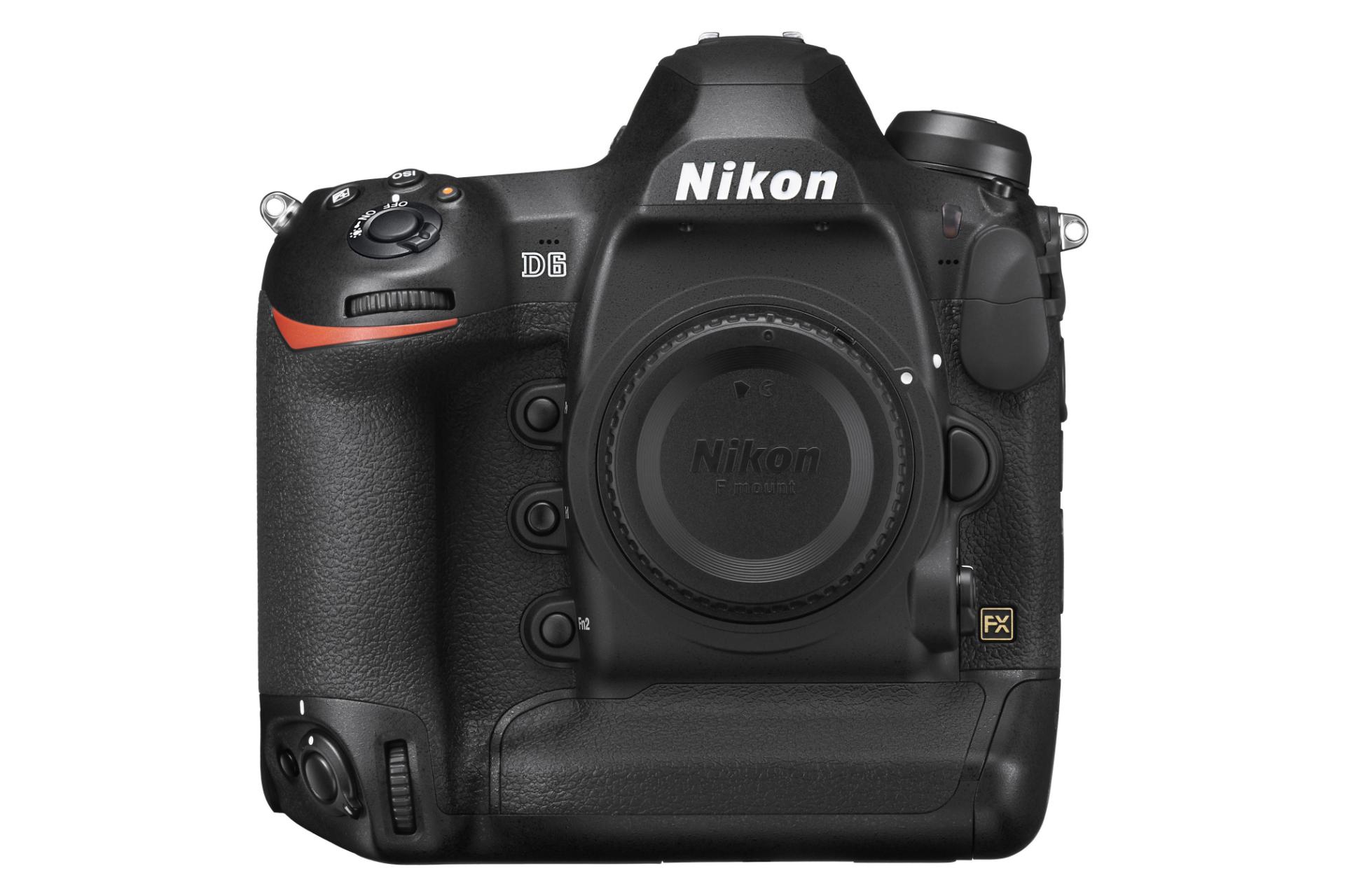 نمای روبرو دوربین عکاسی نیکون Nikon D6