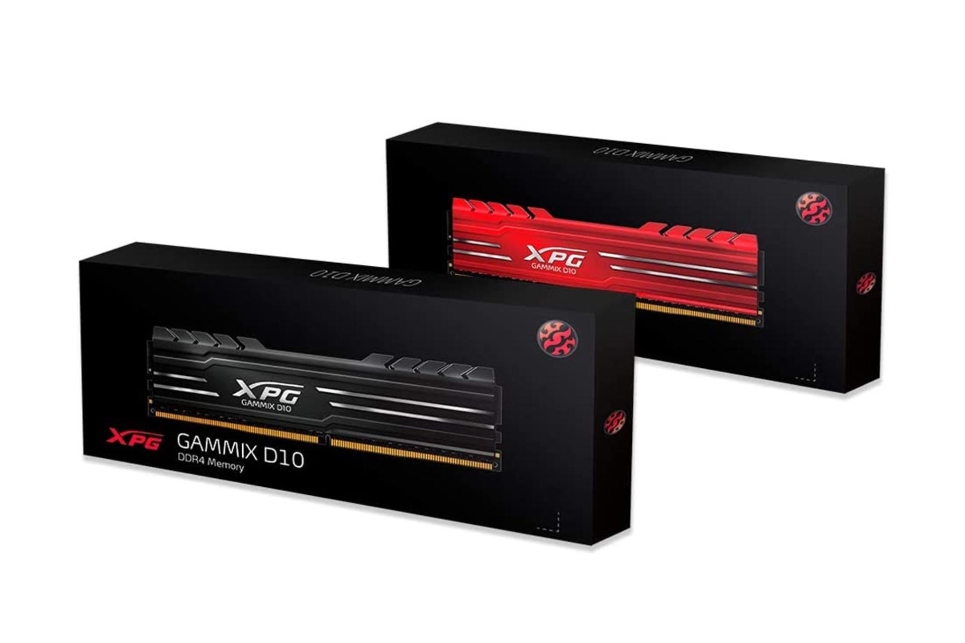 جعبه رم ای دیتا XPG GAMMIX D10  ظرفیت 16 گیگابایت (2x8) از نوع DDR4-3600