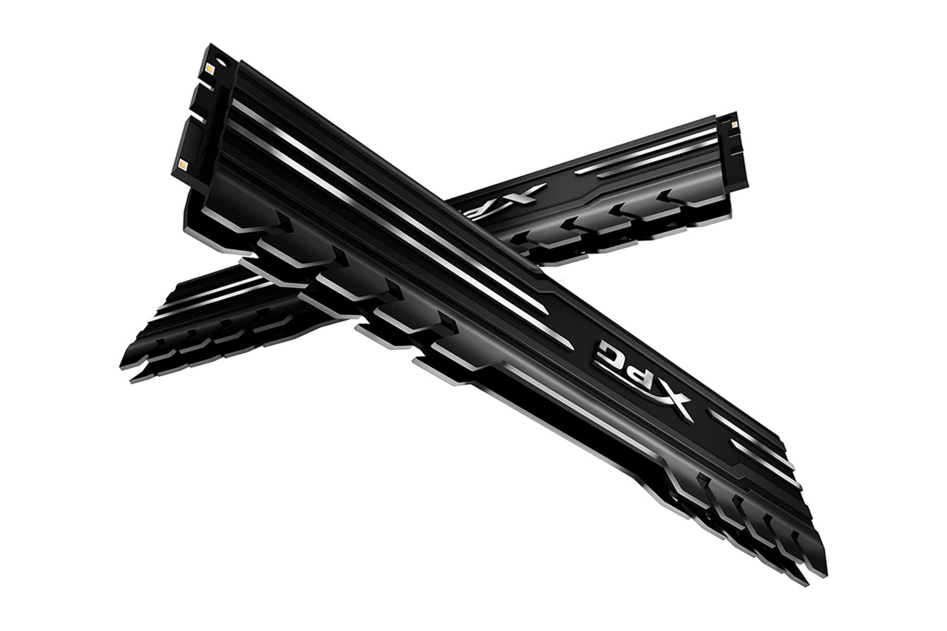 نمای کنار رم ای دیتا XPG GAMMIX D10  ظرفیت 16 گیگابایت (2x8) از نوع DDR4-3600
