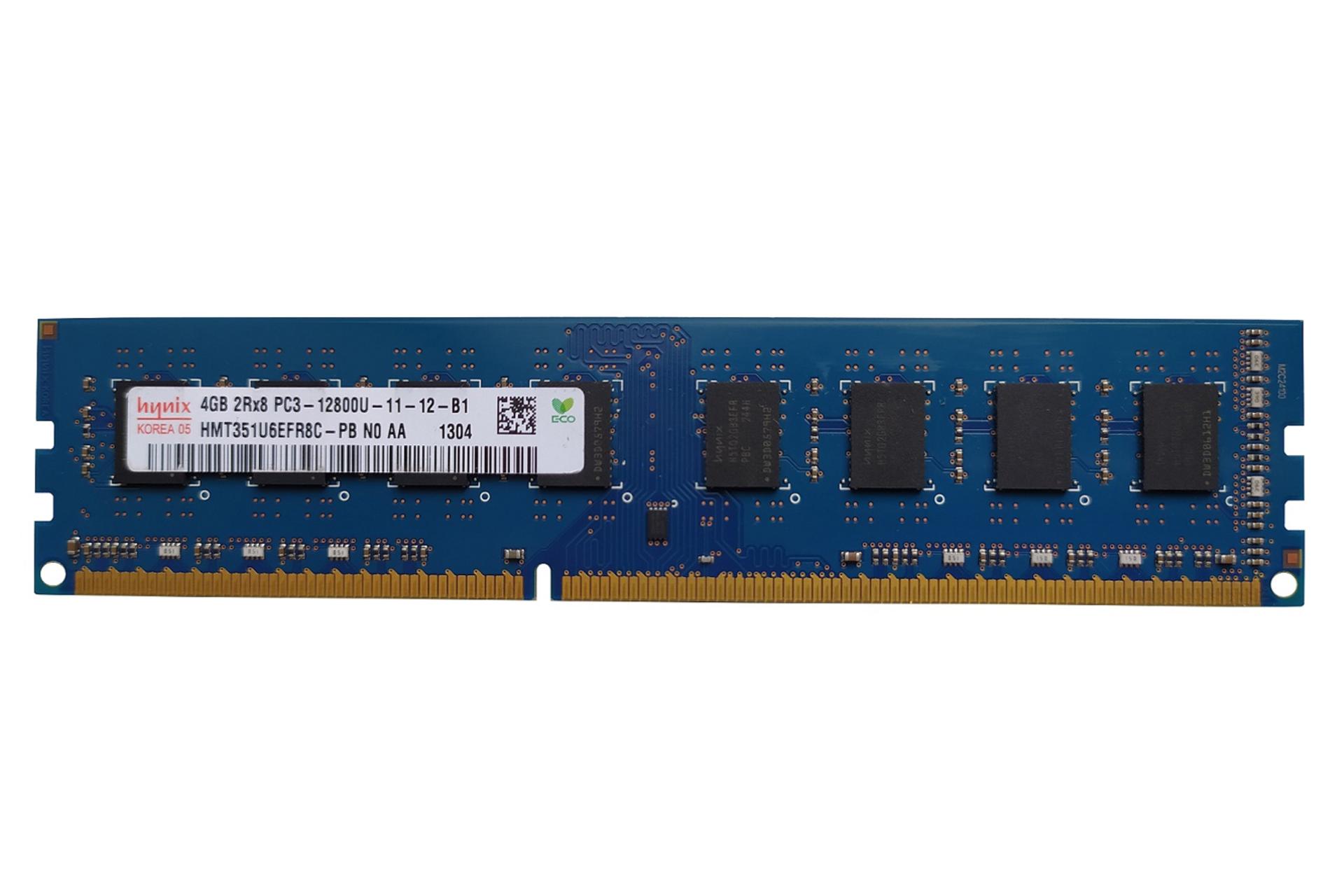 رم اس کی هاینیکس HMT351U6EFR8C-PB ظرفیت 4 گیگابایت از نوع DDR3-1600