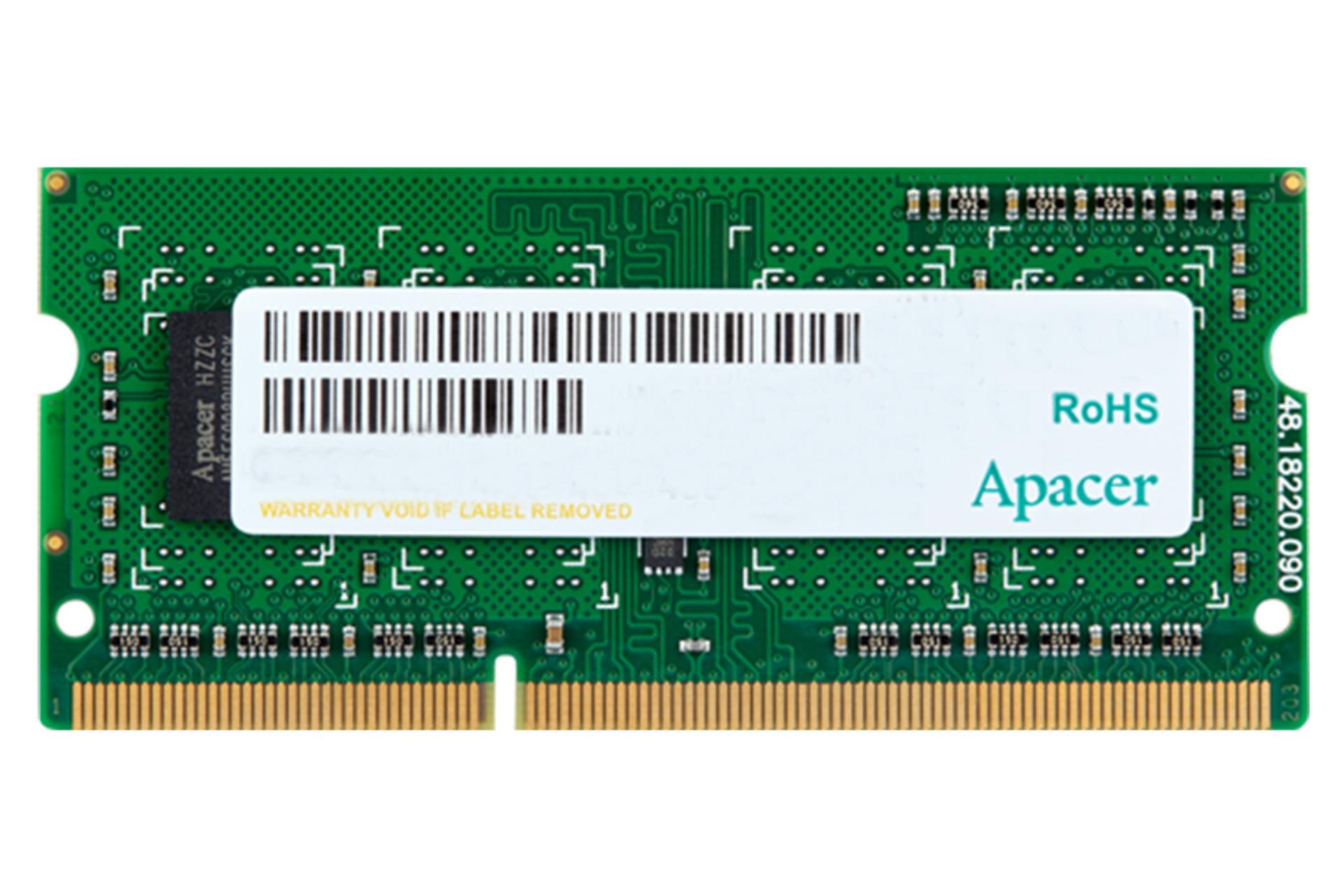 رم اپیسر لپ‌تاپ ظرفیت 4 گیگابایت از نوع DDR3-1333
