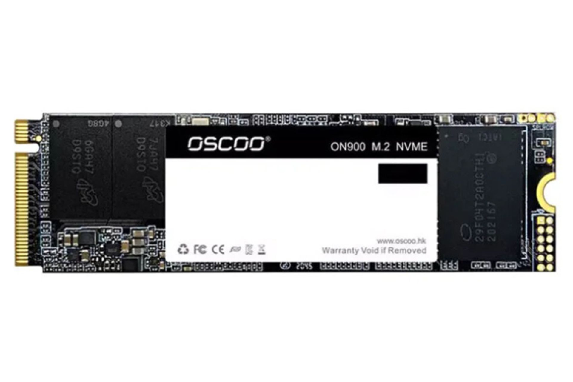 نمای روبرو SSD اسکو ON900 NVMe M.2