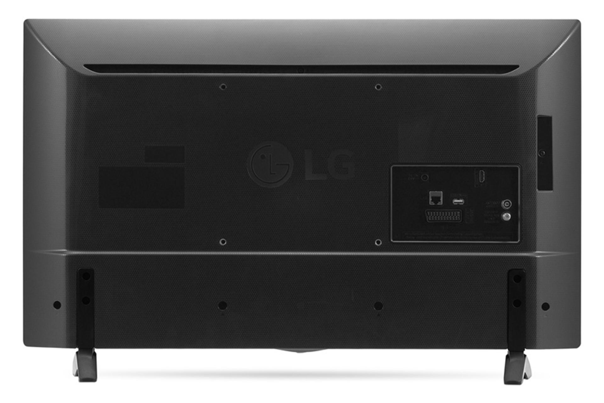 نمای پشت تلویزیون LF510D مدل 32 اینچ و نمایش پورت ها