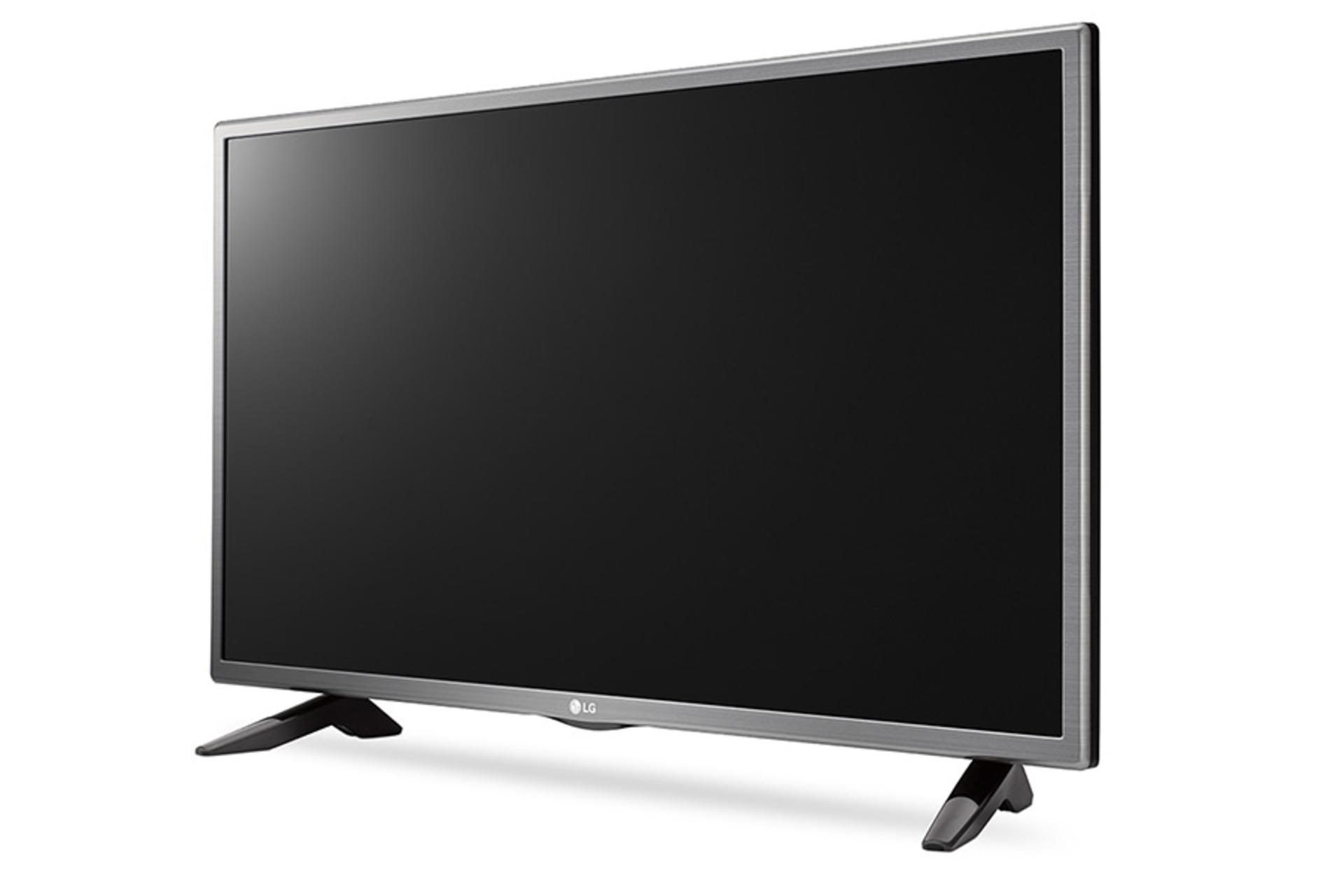 نمای نیم رخ تلویزیون ال جی LG LJ570U مدل 32 اینچ با صفحه خاموش