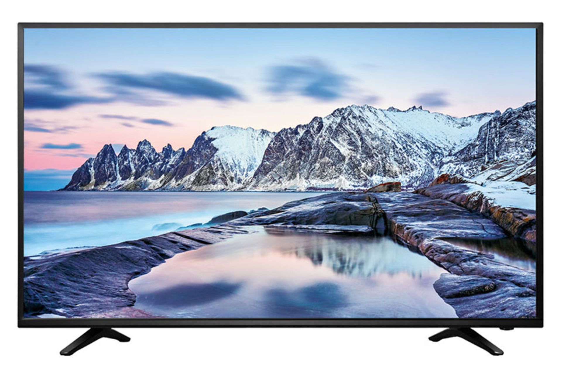 نمای جلو تلویزیون هایسنس N2173 مدل 32 اینچ با صفحه روشن