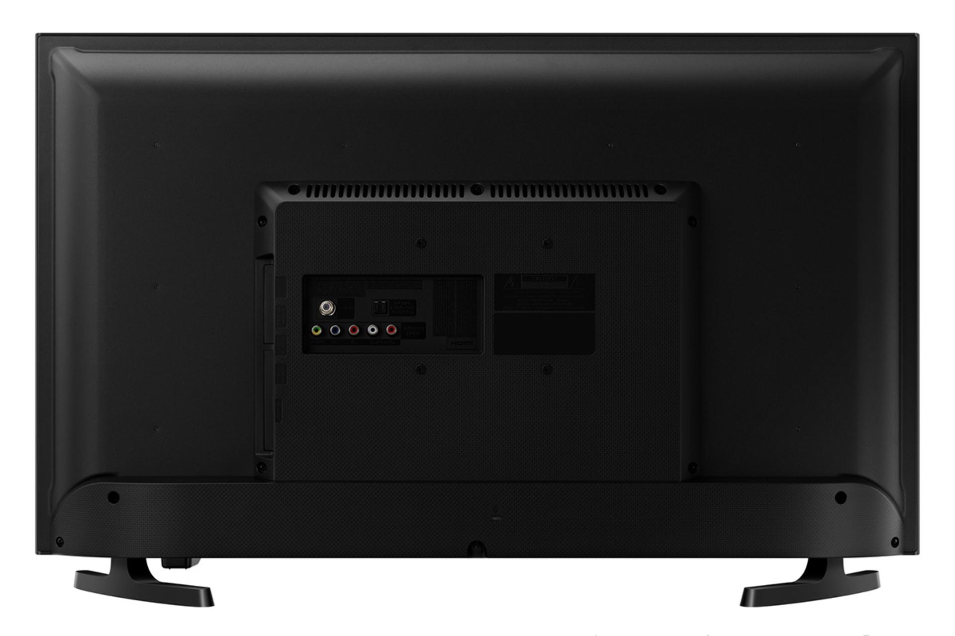 نمای پشت تلویزیون سامسونگ N5300 مدل 32 اینچ و نمایش پورت ها