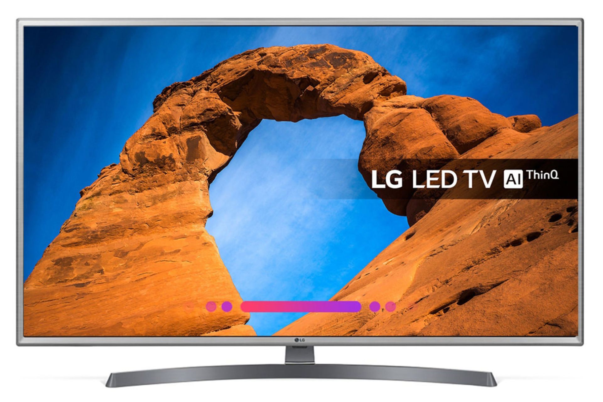 نمای جلو تلویزیون  ال جی LK6100 مدل 43 اینچ