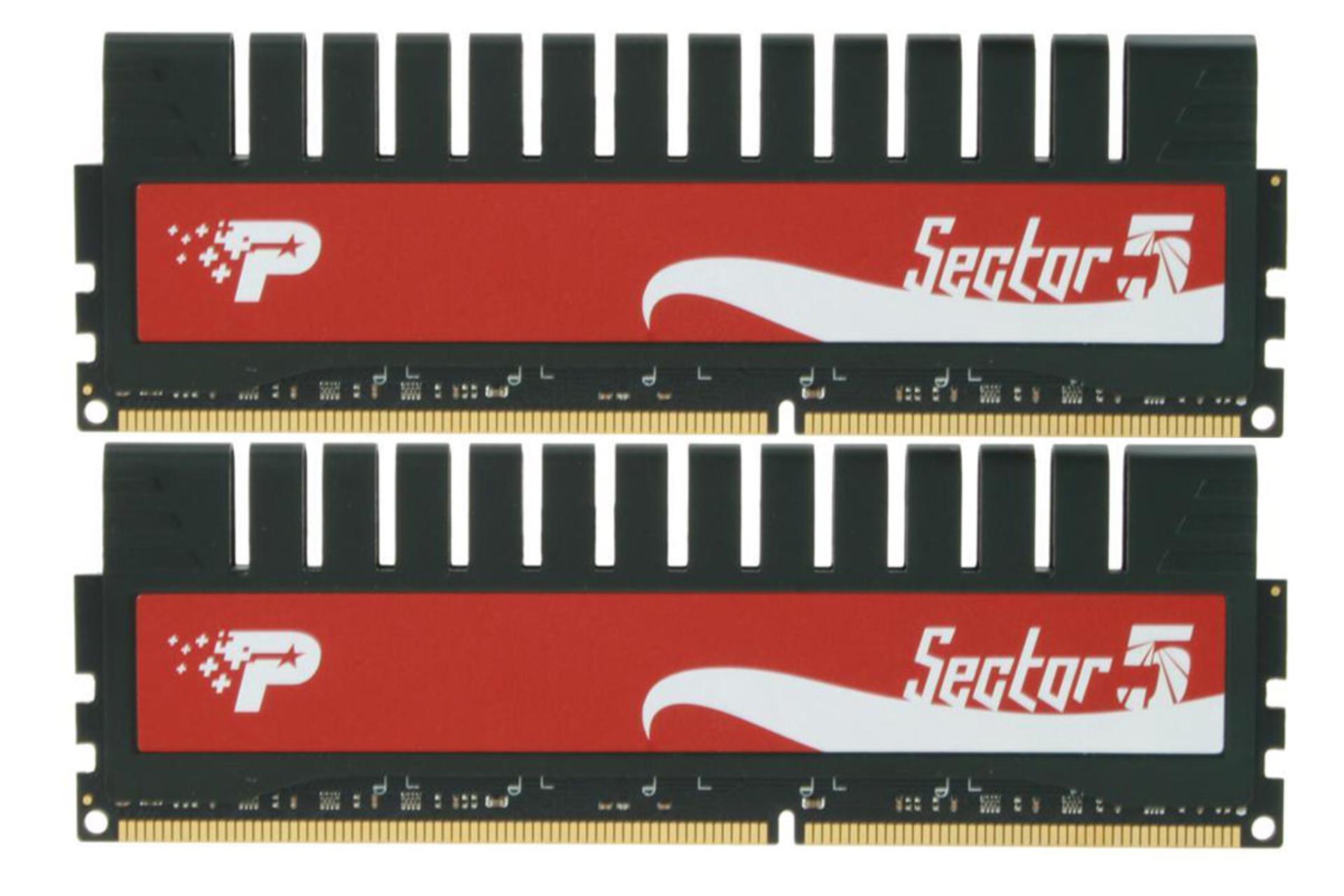 افظه رم پاتریوت SECTOR 5 ظرفیت 8 (2x4) گیگابایت از نوع DDR3-1333