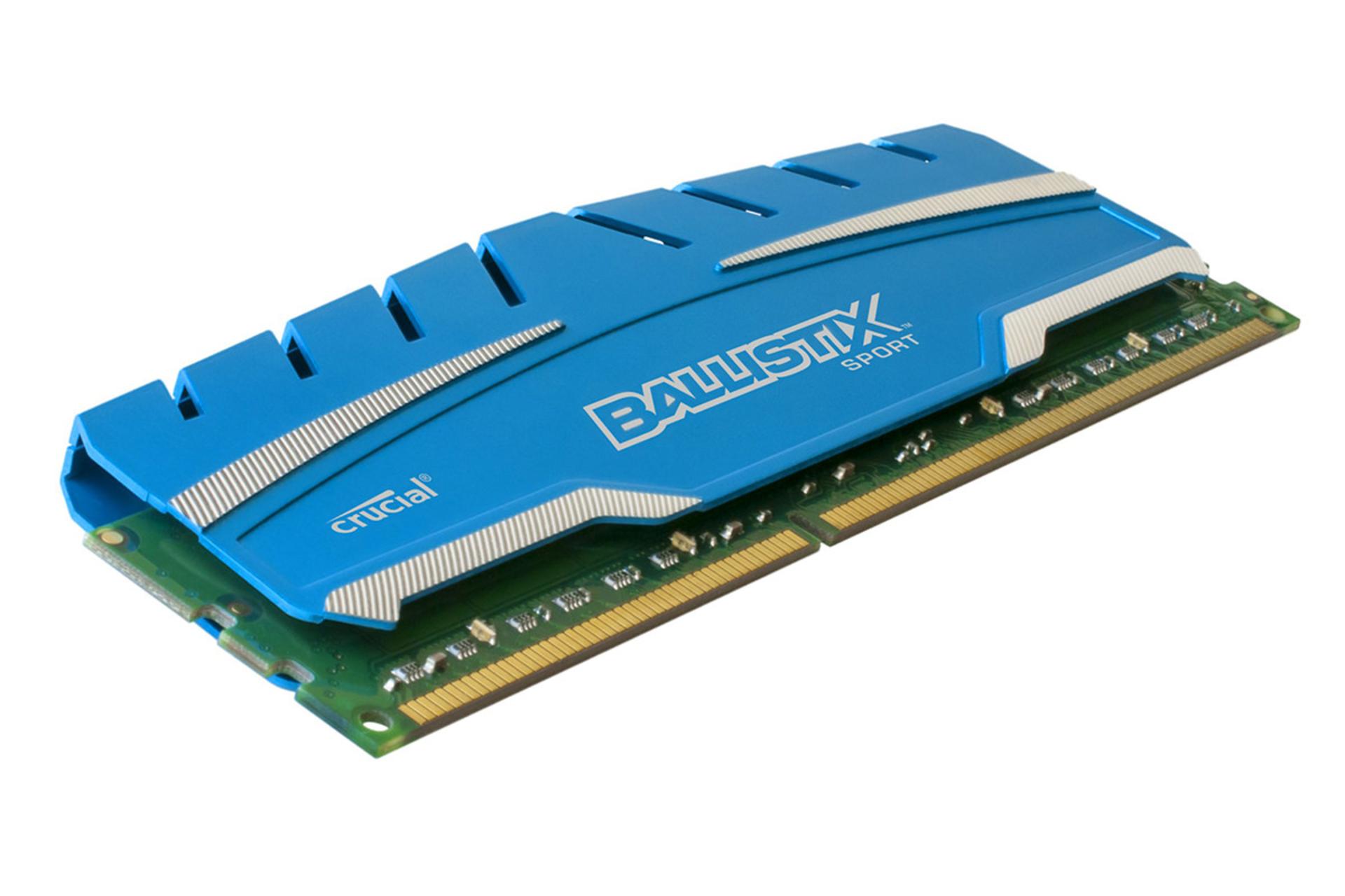 رم کروشیال Ballistix Sport XT ظرفیت 4 گیگابایت از نوع DDR3-1866 نمای جانبی