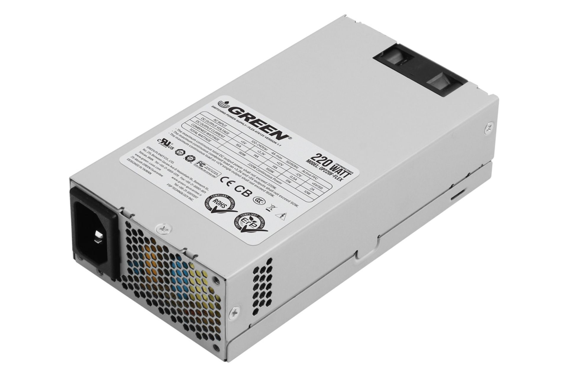 پاور کامپیوتر گرین GP220F-Flex با توان 220 وات