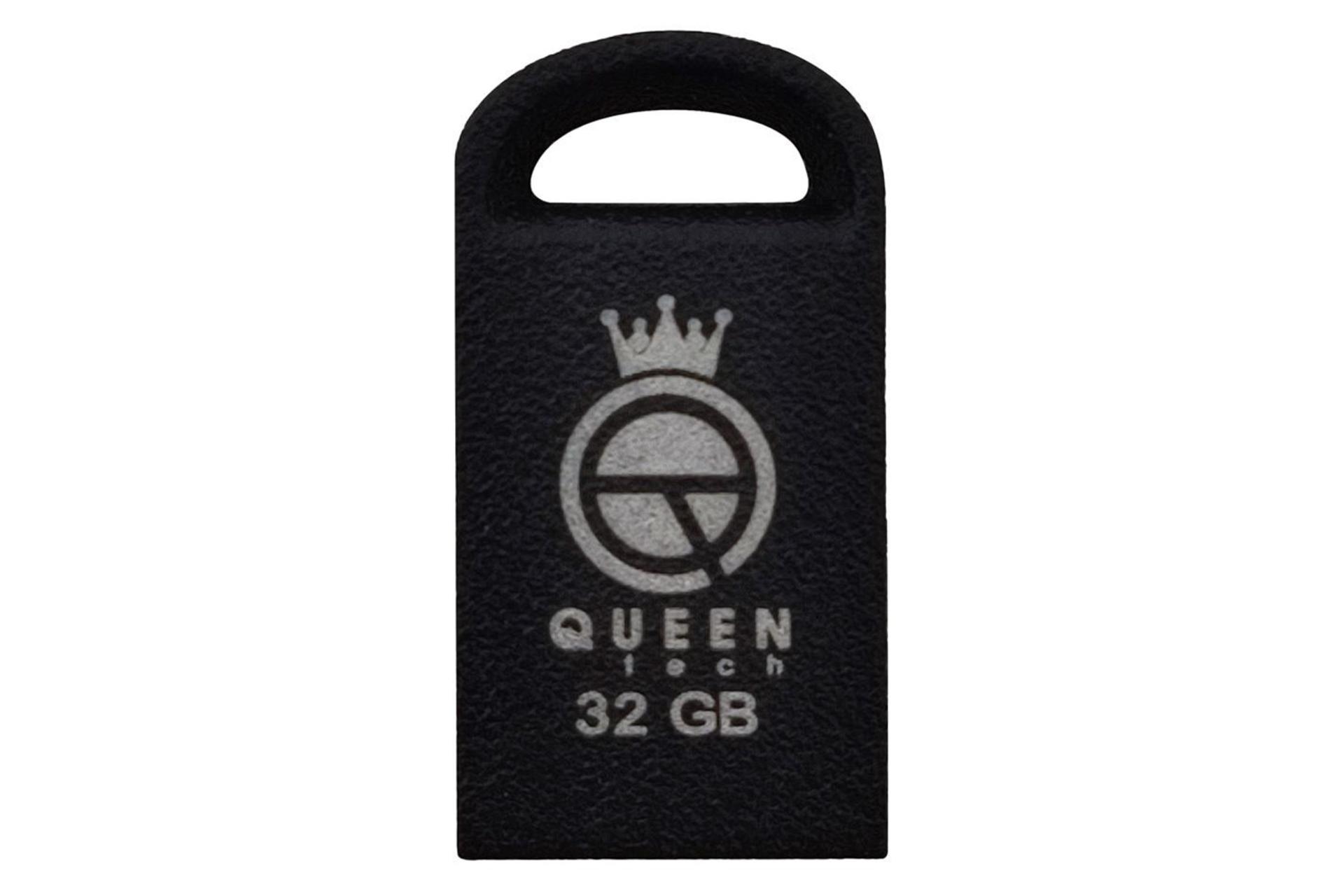 نمای روبرو فلش مموری کوئین تک مدل Fact Plus ظرفیت 32 گیگابایت