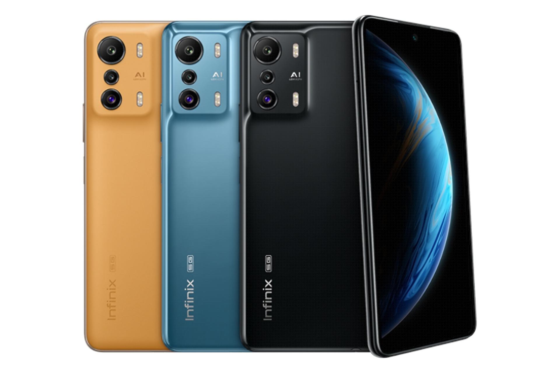 رنگ های مختلف Infinix Zero 5G / گوشی موبایل Zero اینفینیکس 5G