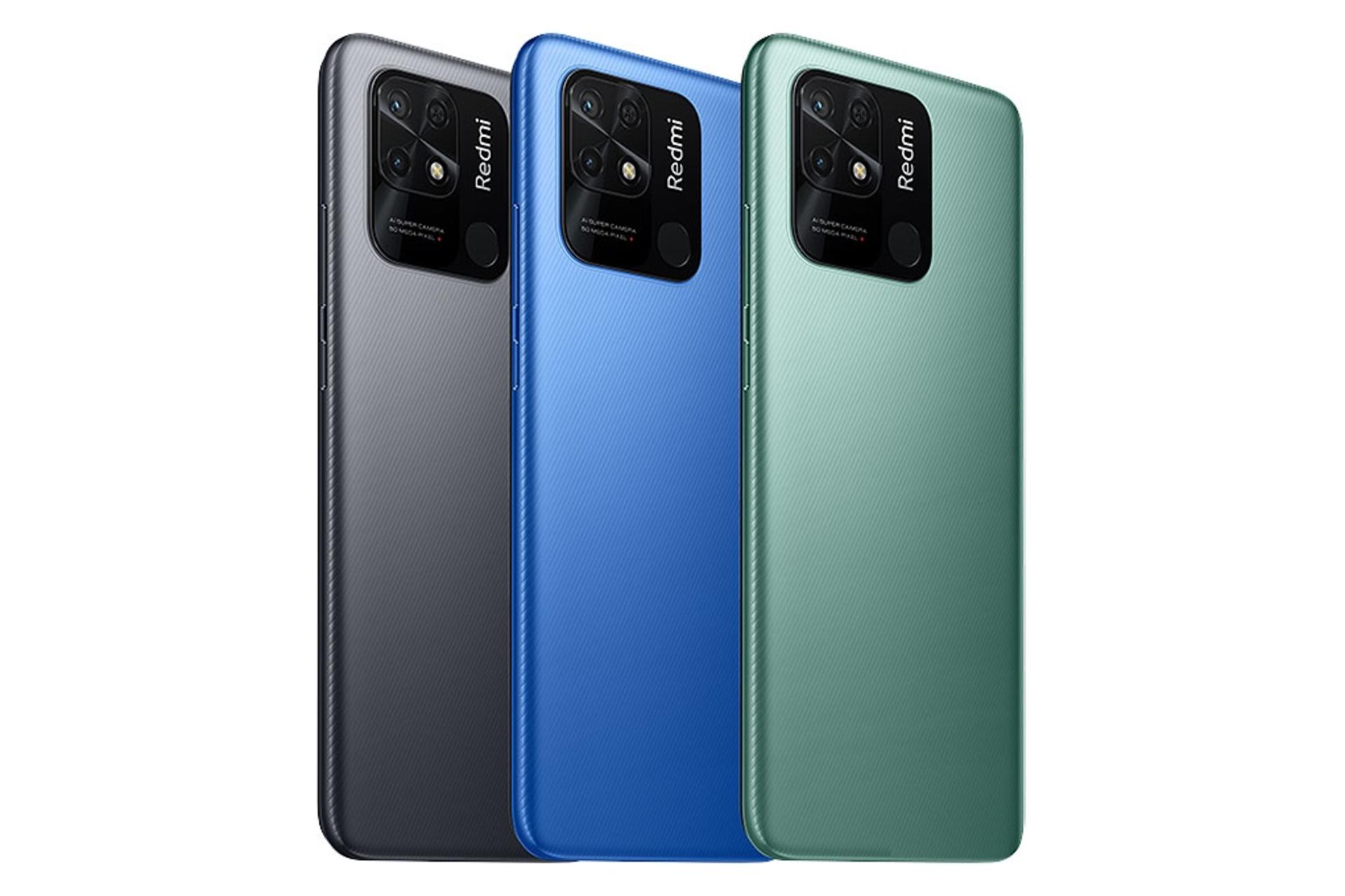 رنگ های مختلف گوشی موبایل ردمی 10 شیائومی نسخه هند / Xiaomi Redmi 10 India