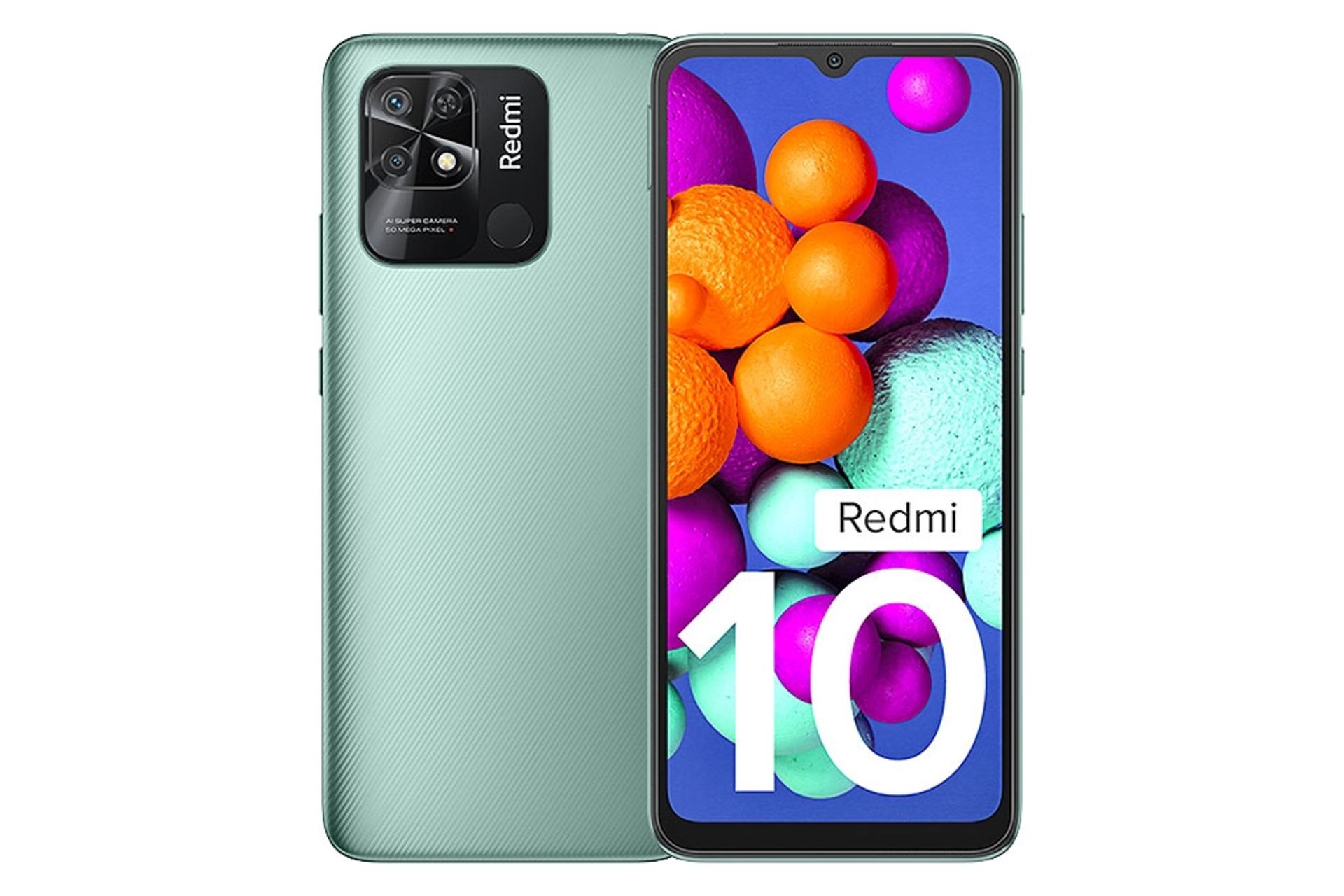 گوشی موبایل ردمی 10 شیائومی نسخه هند / Xiaomi Redmi 10 India سبز