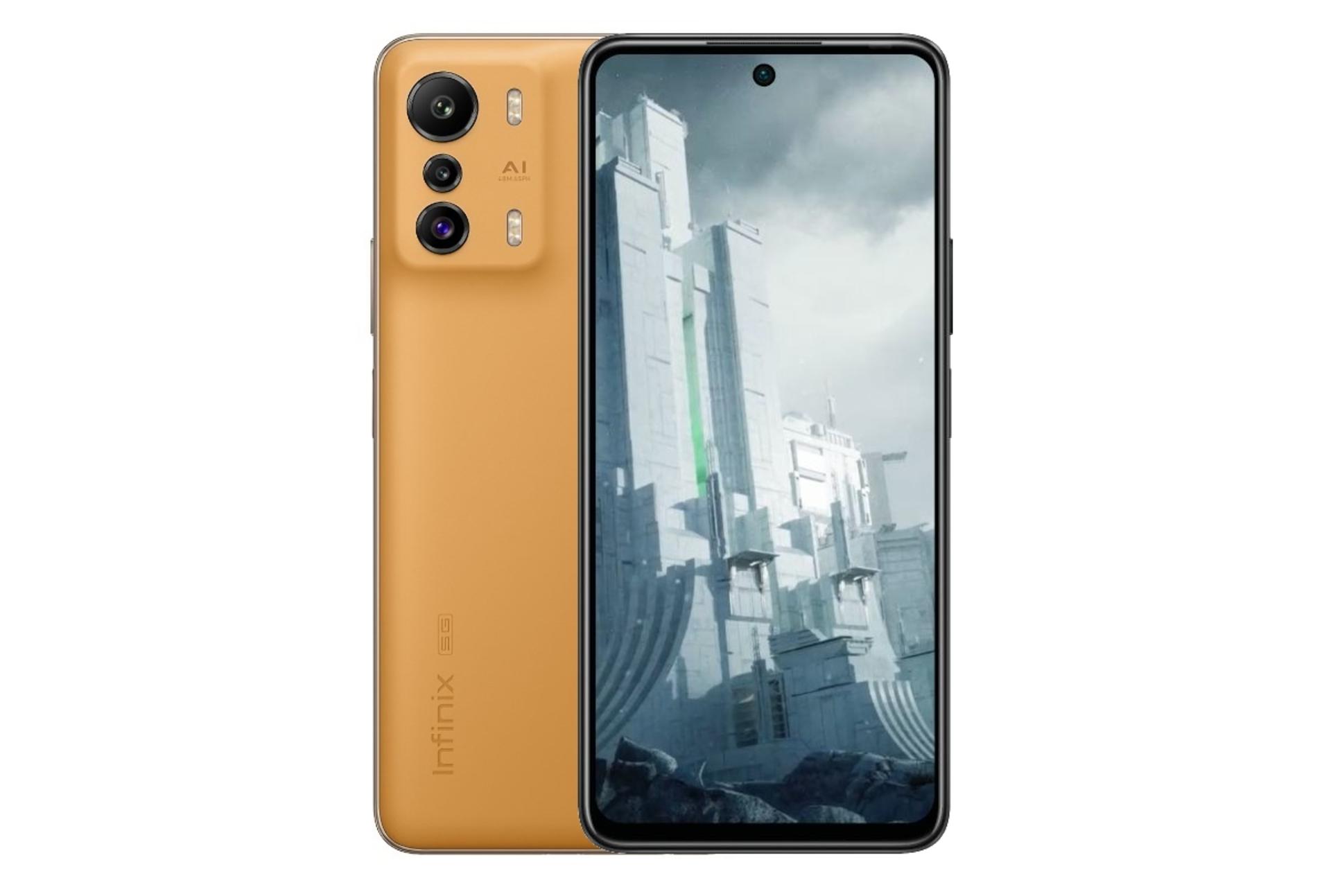 Infinix Zero 5G / گوشی موبایل Zero اینفینیکس 5G نارنجی